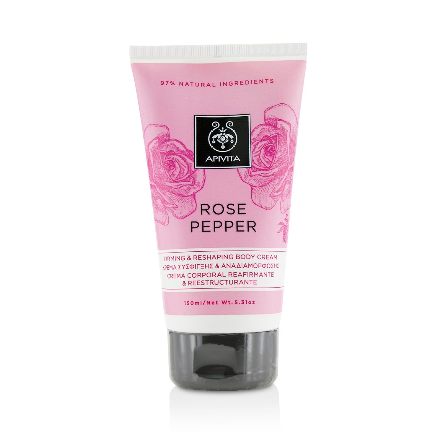 Apivita Rose Pepper Firming & Reshaping Body Cream  150ml/5.31oz