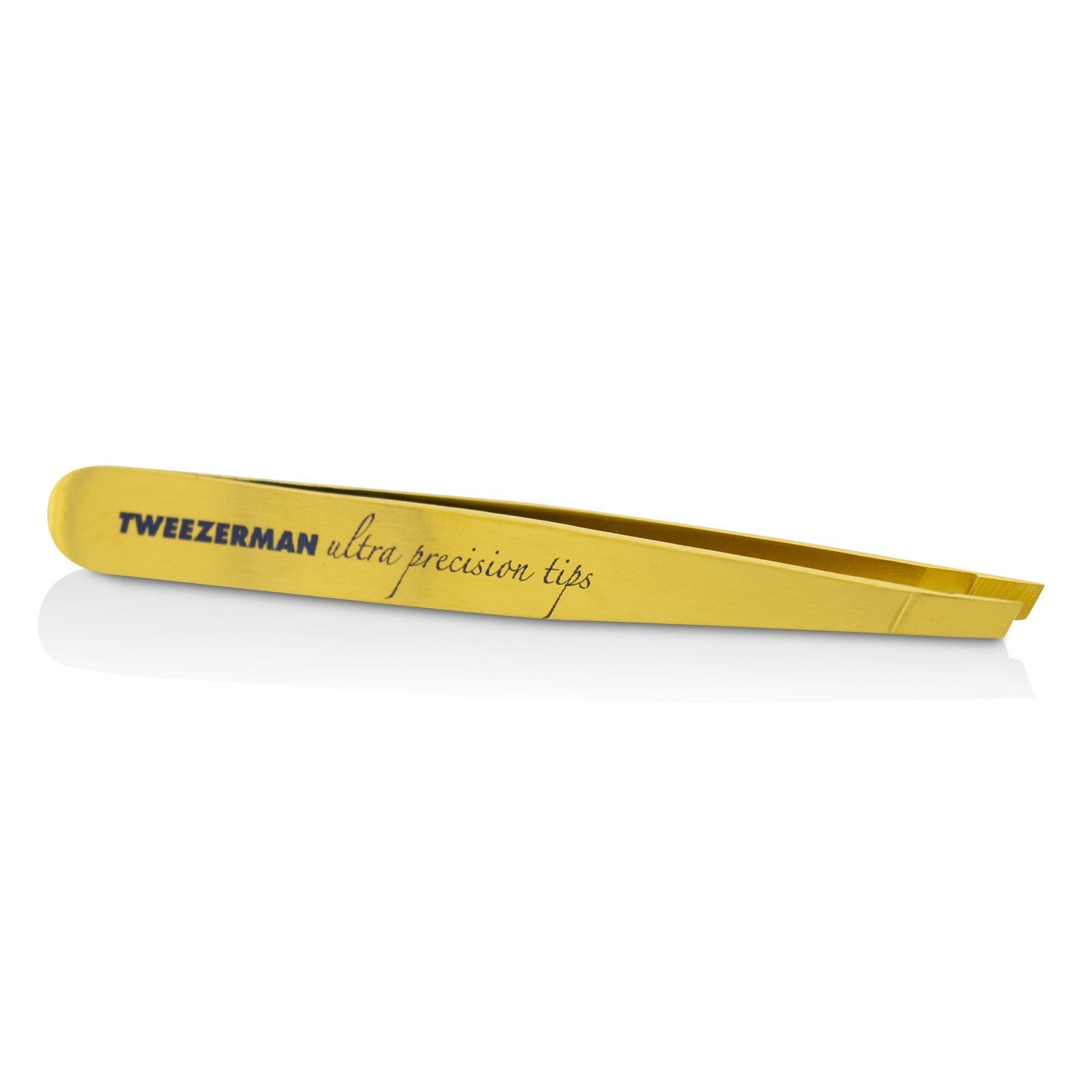 Tweezerman Mini Slant Tweezer Ultra Precision (Tin Coated) (Studio Collection)