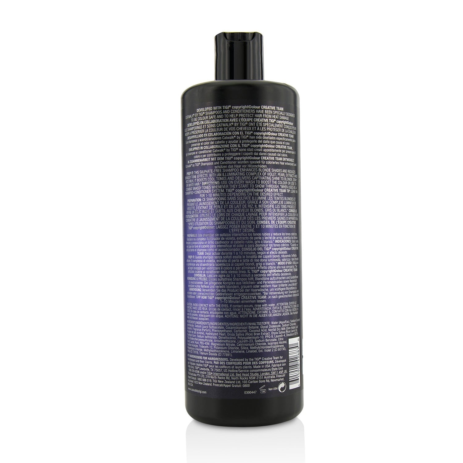 Tigi Catwalk Fashionista Violet Shampoo (For Blondes and Highlights)  750ml/25.36oz