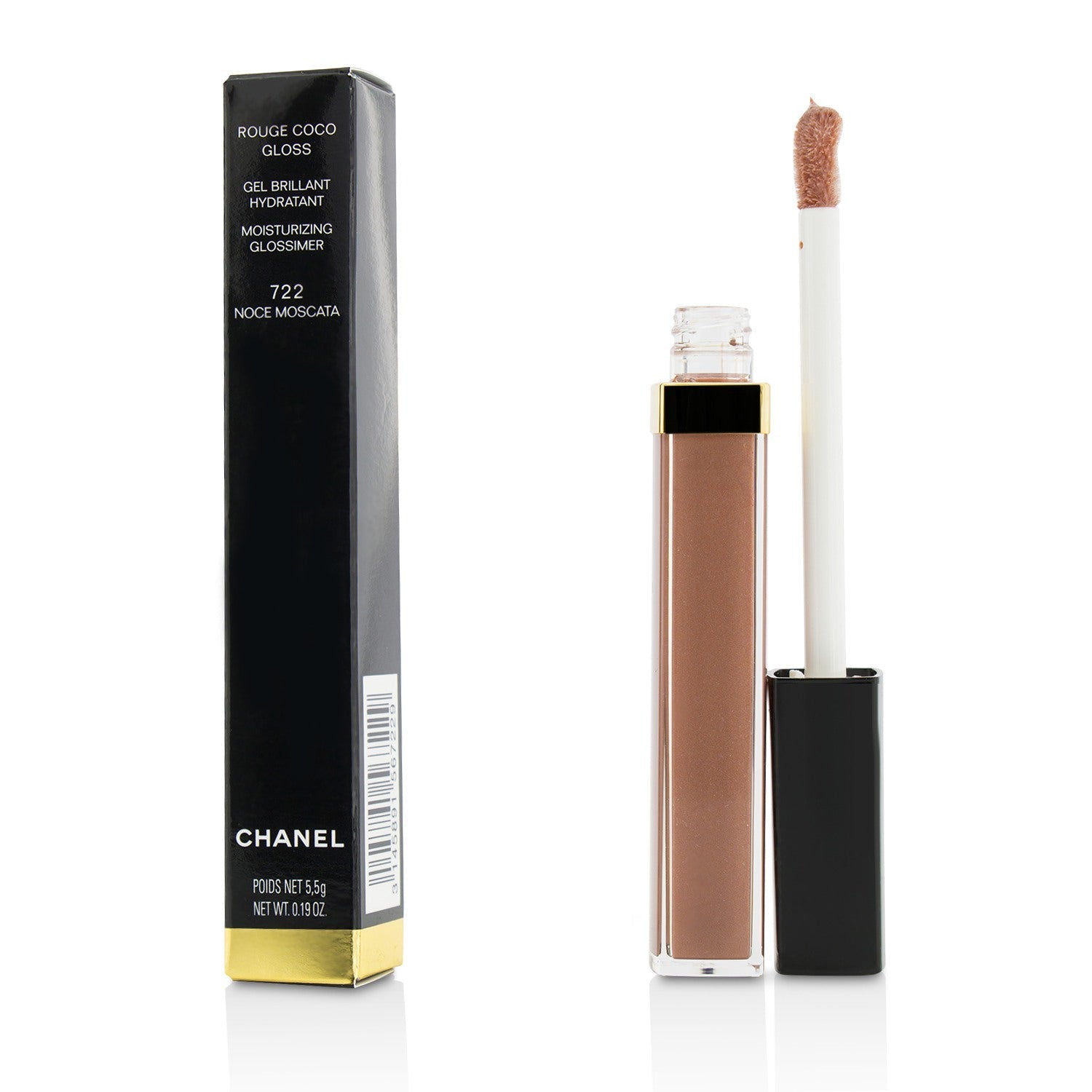 Chanel Rouge Coco Gloss Moisturizing Glossimer - # 816 Laque Noire  5.5g/0.19oz