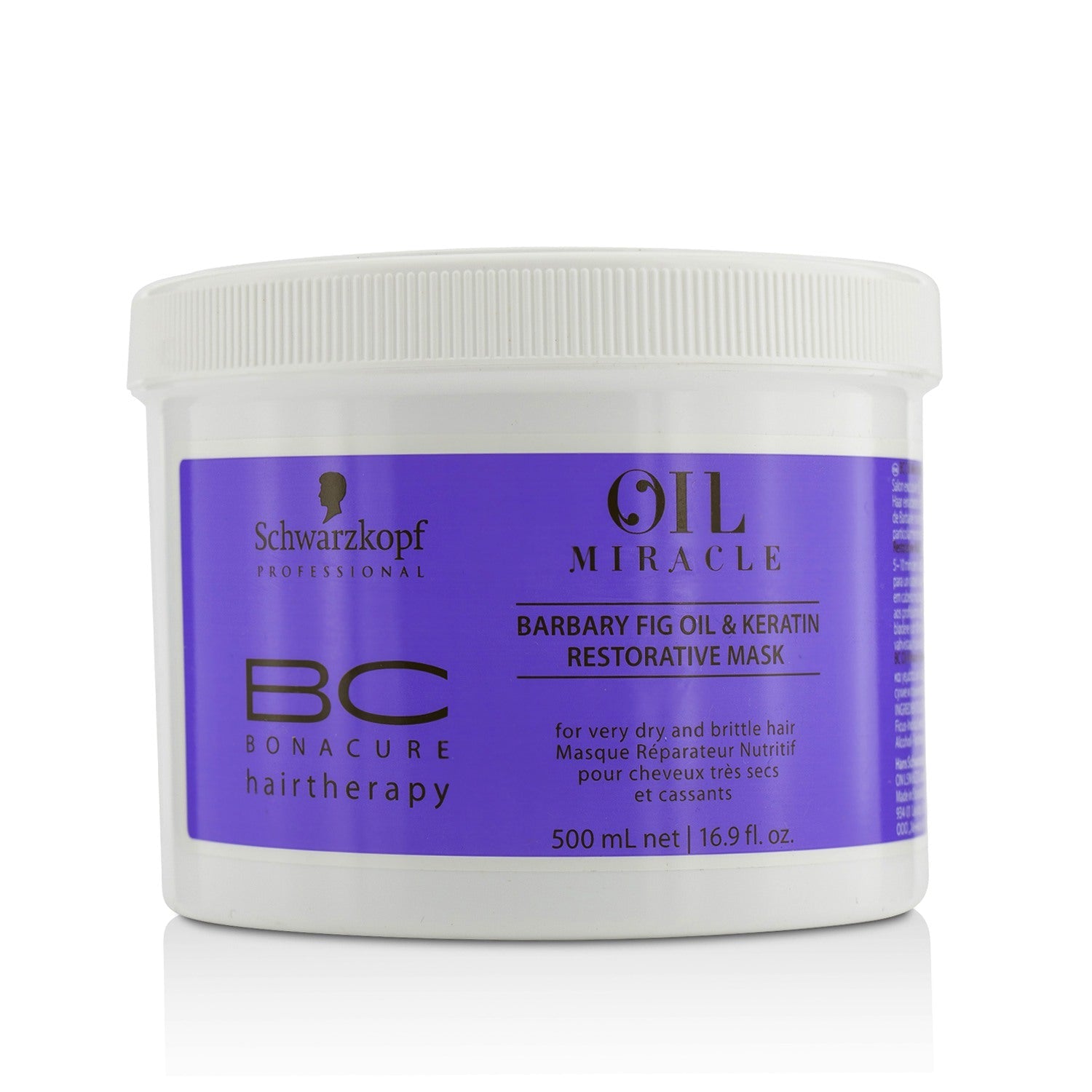 Schwarzkopf BC Bonacure Oil Miracle Barbary Fig Oil & Keratin Restorative Mask (For Very Dry and Brittle Hair)  500ml/16.9oz