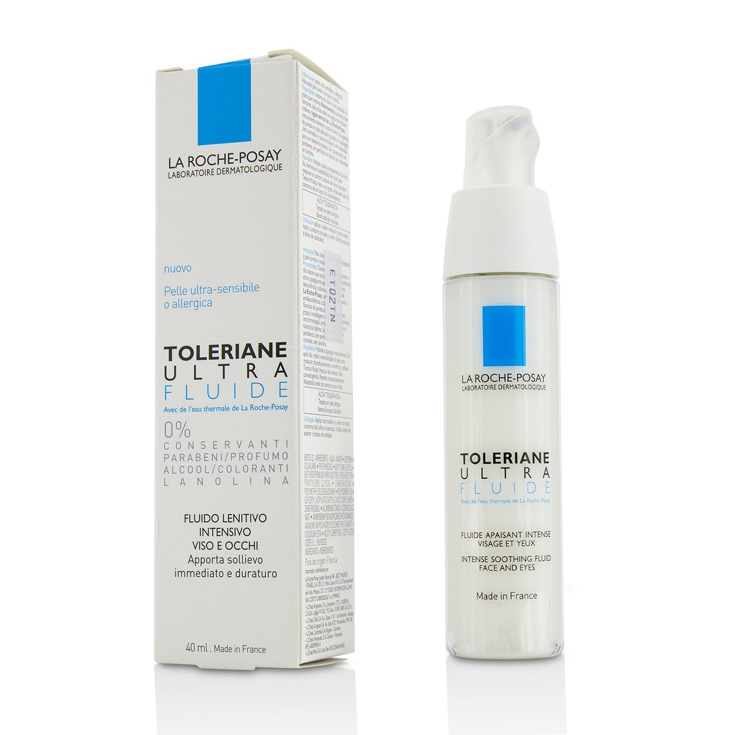 La Roche Posay Toleriane Ultra Light Fluide - Intense Soothing Fluid Face & Eyes  40ml/1.35oz