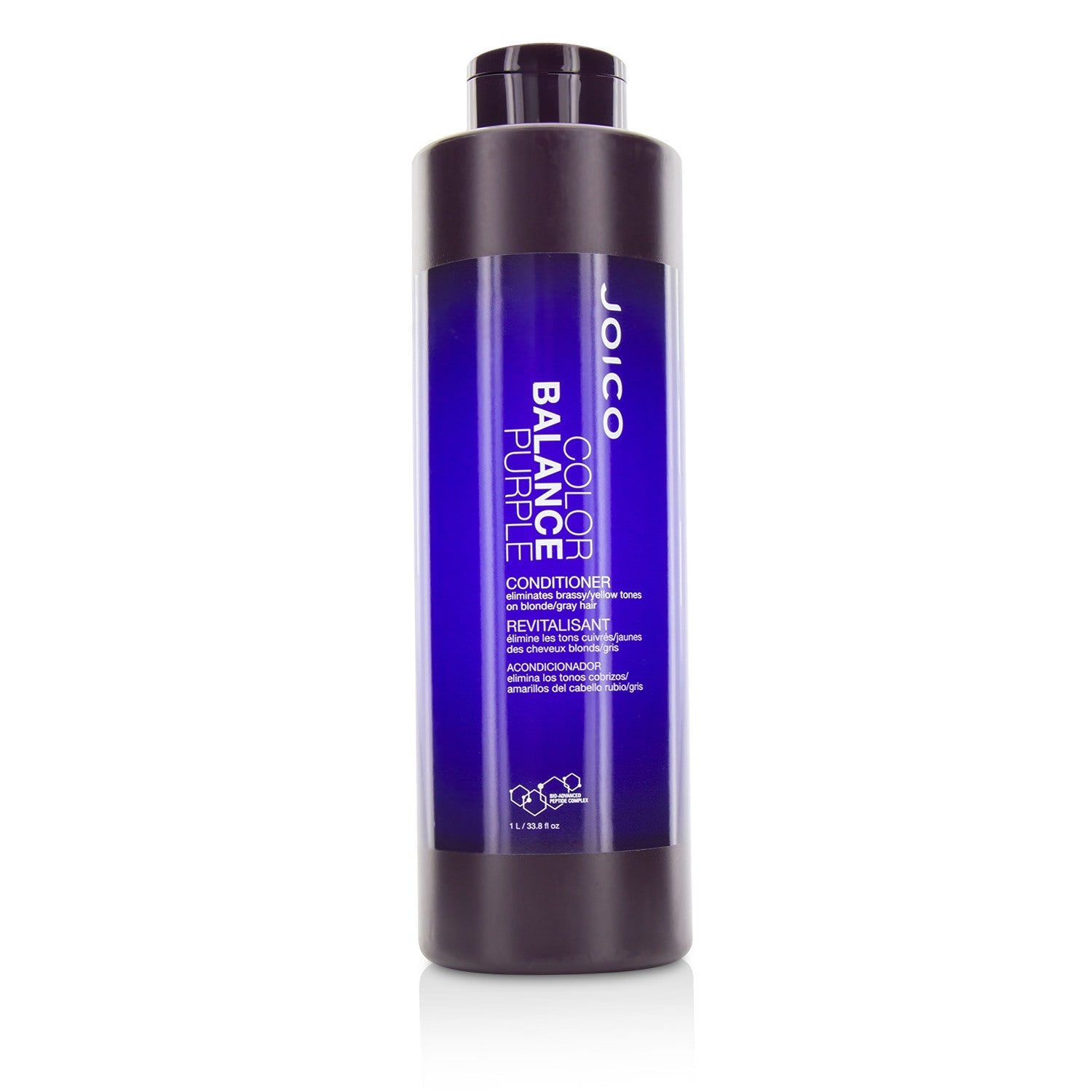 Joico Color Balance Purple Conditioner (Eliminates Brassy/Yellow Tones on Blonde/Gray Hair)  1000ml/33.8oz