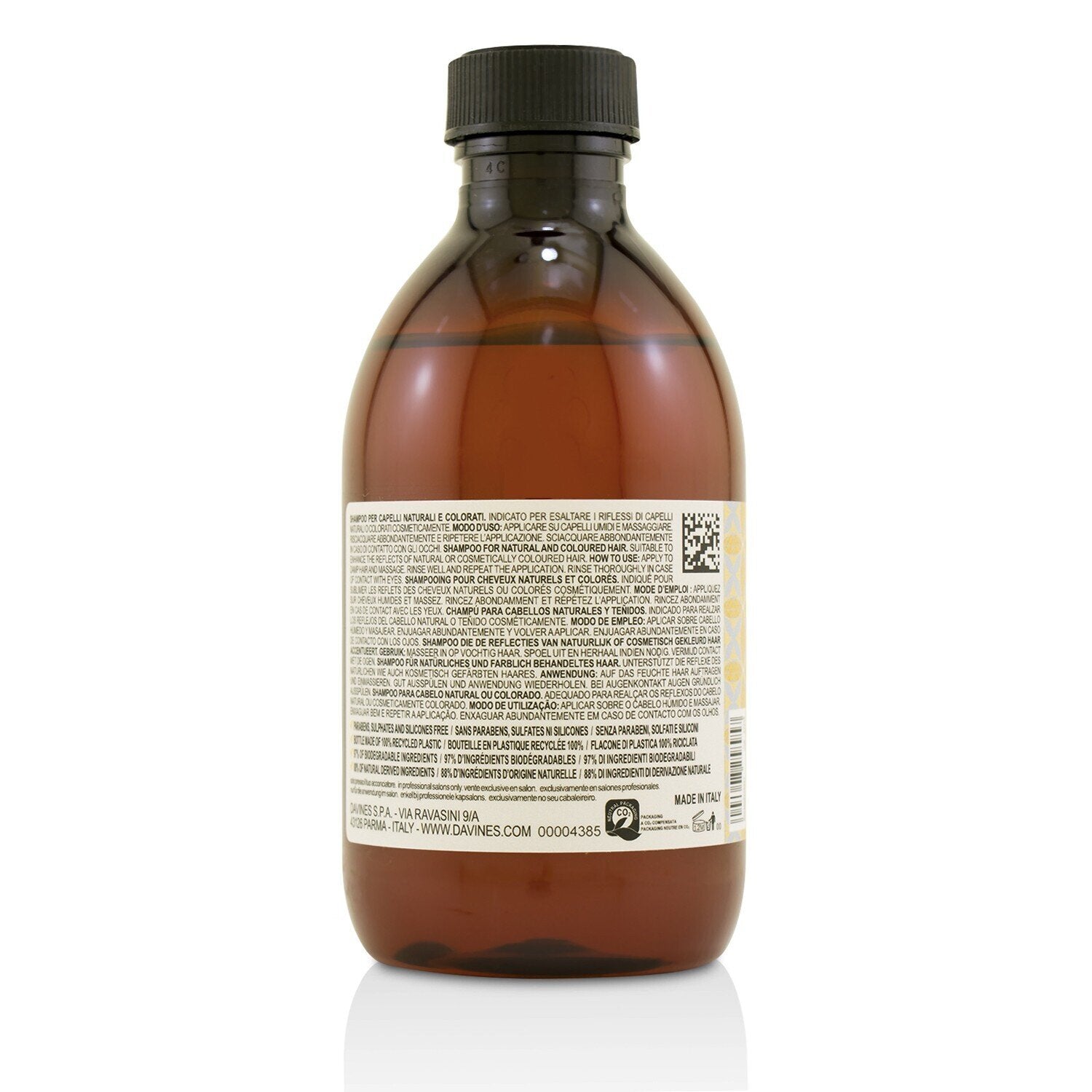 Davines Alchemic Shampoo - # Golden (For Natural & Coloured Hair)  280ml/9.46oz