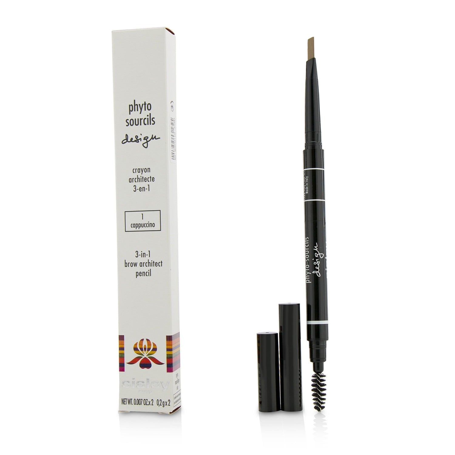 Sisley Phyto Sourcils Design 3 In 1 Brow Architect Pencil - # 4 Moka  2x 0.2g/0.007oz