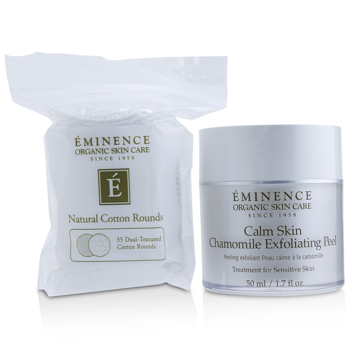 Eminence Calm Skin Chamomile Exfoliating Peel (with 35 Dual-Textured Cotton Rounds)  50ml/1.7oz