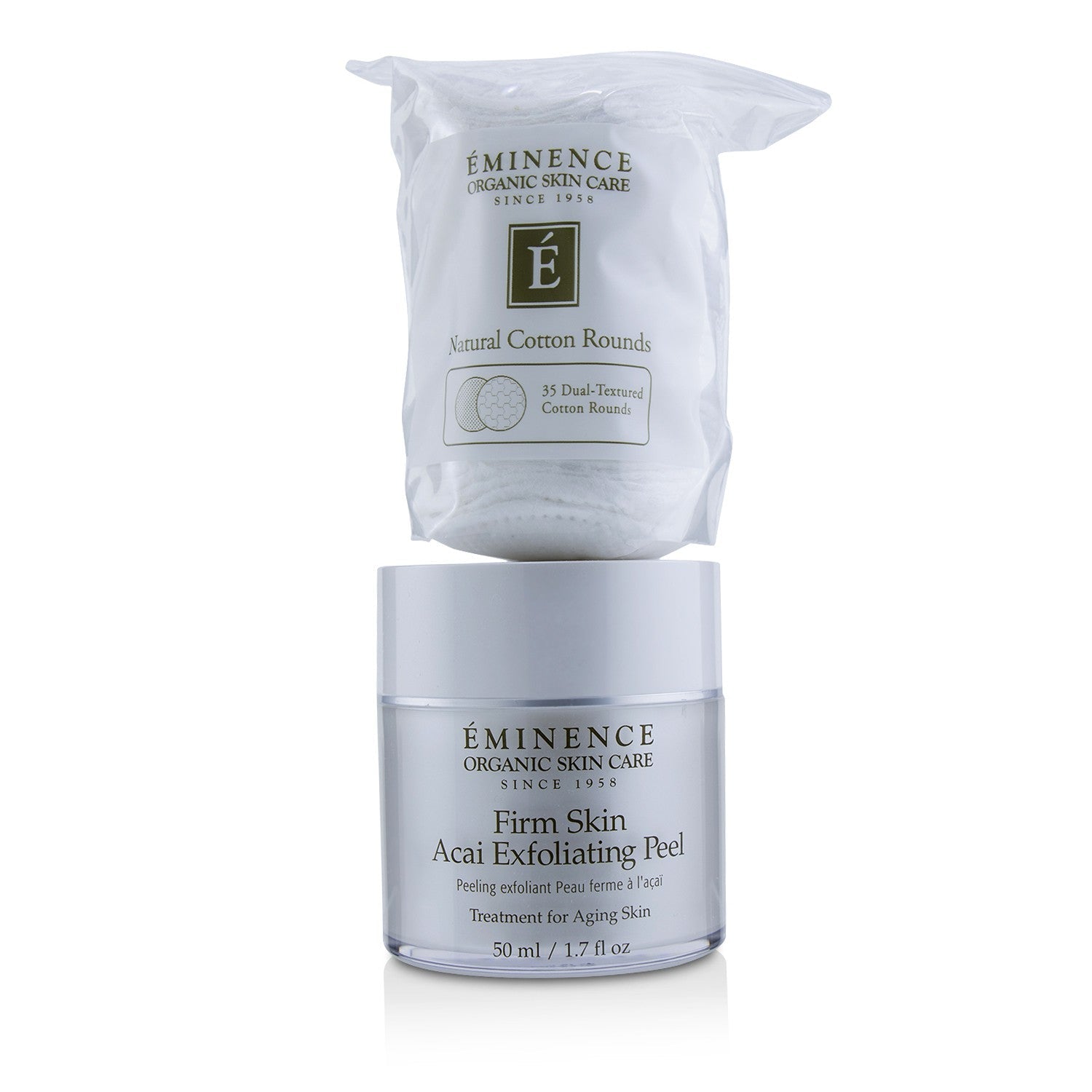 Eminence Firm Skin Acai Exfoliating Peel (with 35 Dual-Textured Cotton Rounds)  50ml/1.7oz