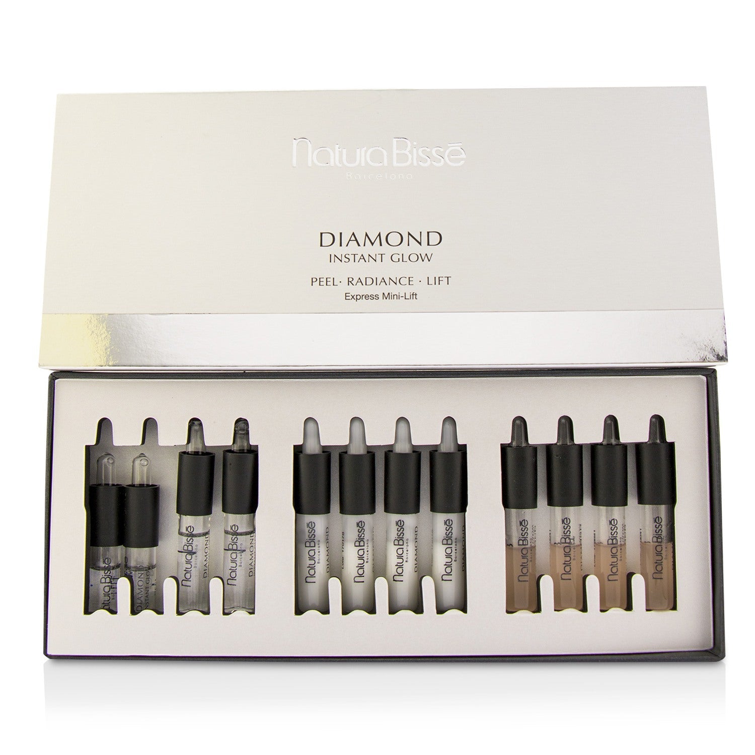 Natura Bisse Diamond Instant Glow (Peel, Radiance & Lift) Express Mini-Lift  12ampoules