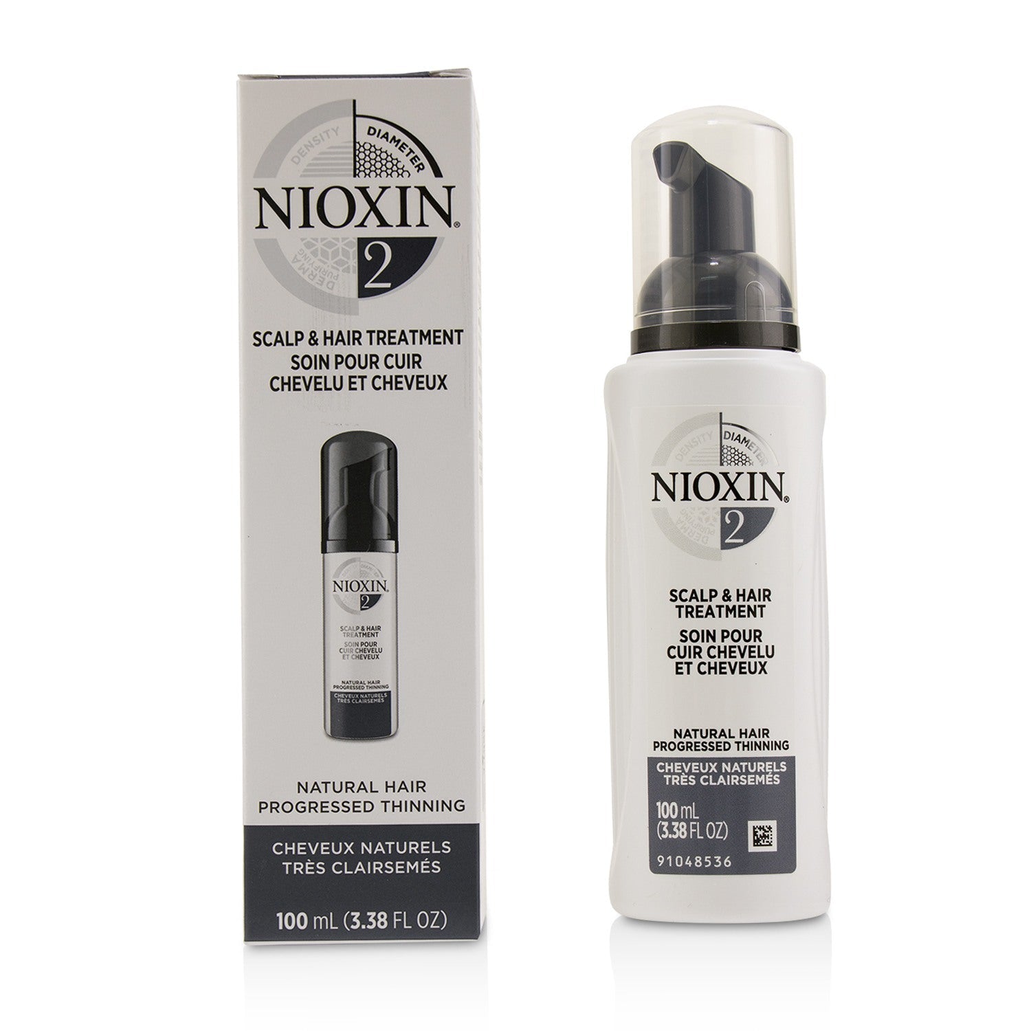 Nioxin Diameter System 2 Scalp & Hair Treatment (Natural Hair, Progressed Thinning)  200ml/6.76oz