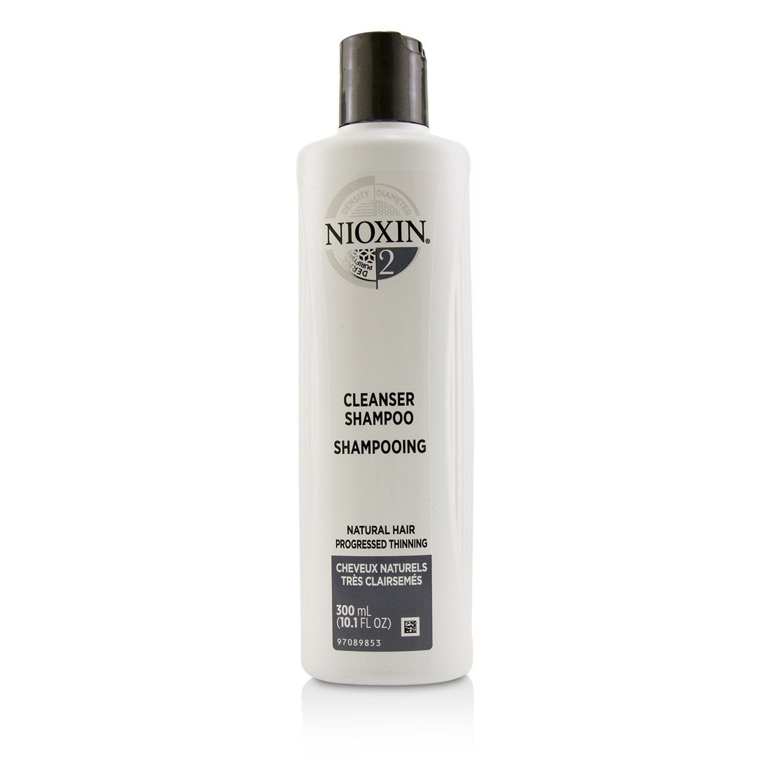 Nioxin Derma Purifying System 2 Cleanser Shampoo (Natural Hair, Progressed Thinning)  1000ml/33.8oz