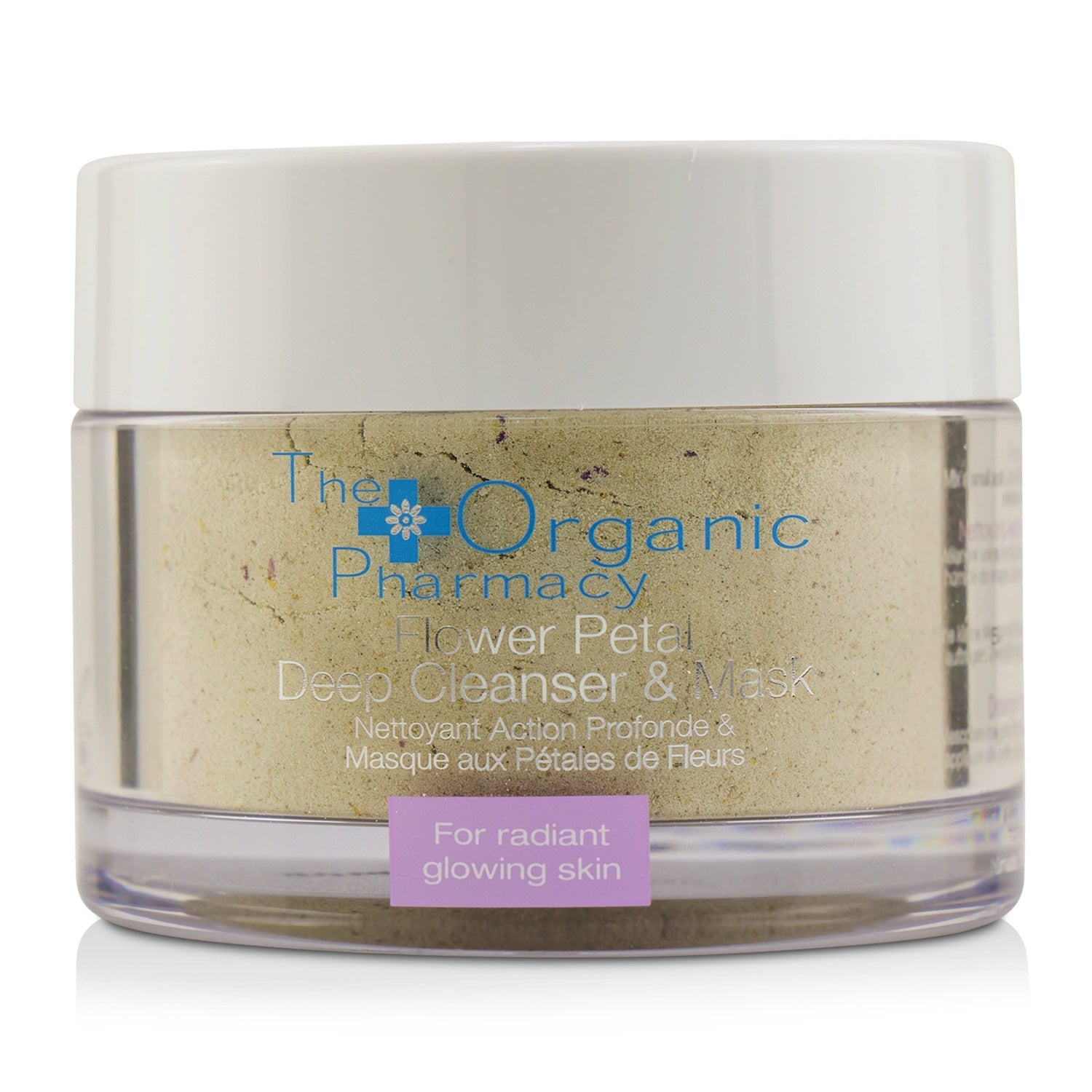 The Organic Pharmacy Flower Petal Deep Cleanser & Mask - For Radiant Glowing Skin  60g/2.14oz