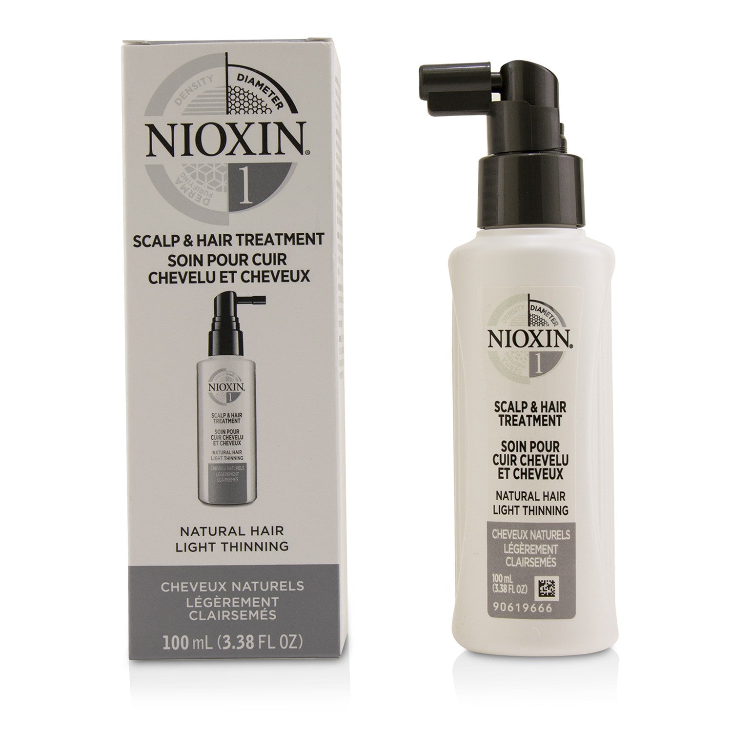 Nioxin Diameter System 1 Scalp & Hair Treatment (Natural Hair, Light Thinning)  200ml/6.76oz