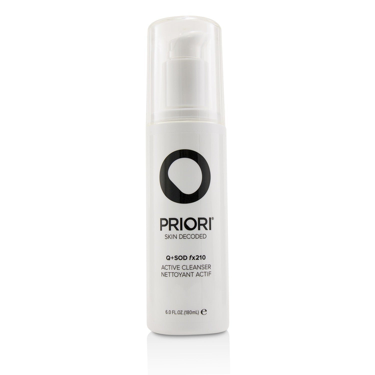 Priori Q+SOD fx210 - Active Cleanser  180ml/6oz