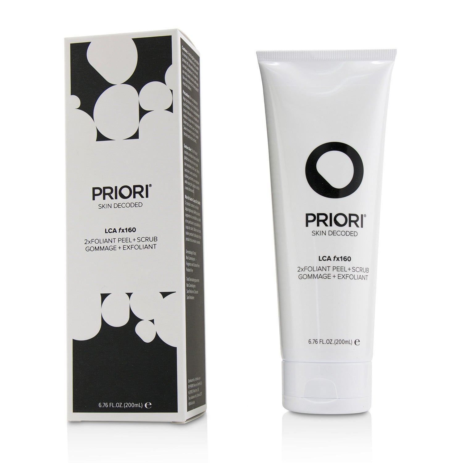 Priori LCA fx160 - 2xFoliant Peel + Scrub  120ml/4oz