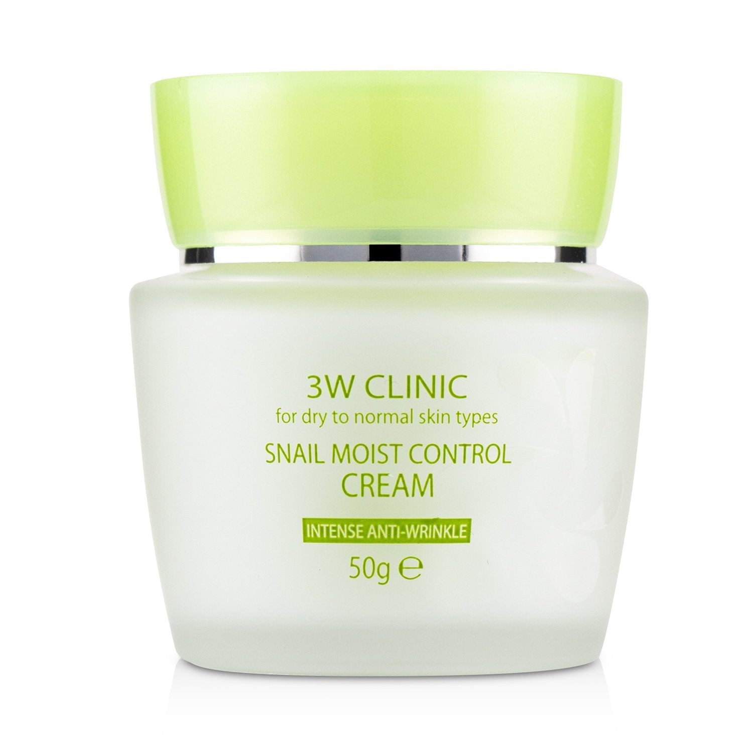 3W Clinic Snail Moist Control Cream (Intensive Anti-Wrinkle) - For Dry to Normal Skin Types  50g/1.7oz