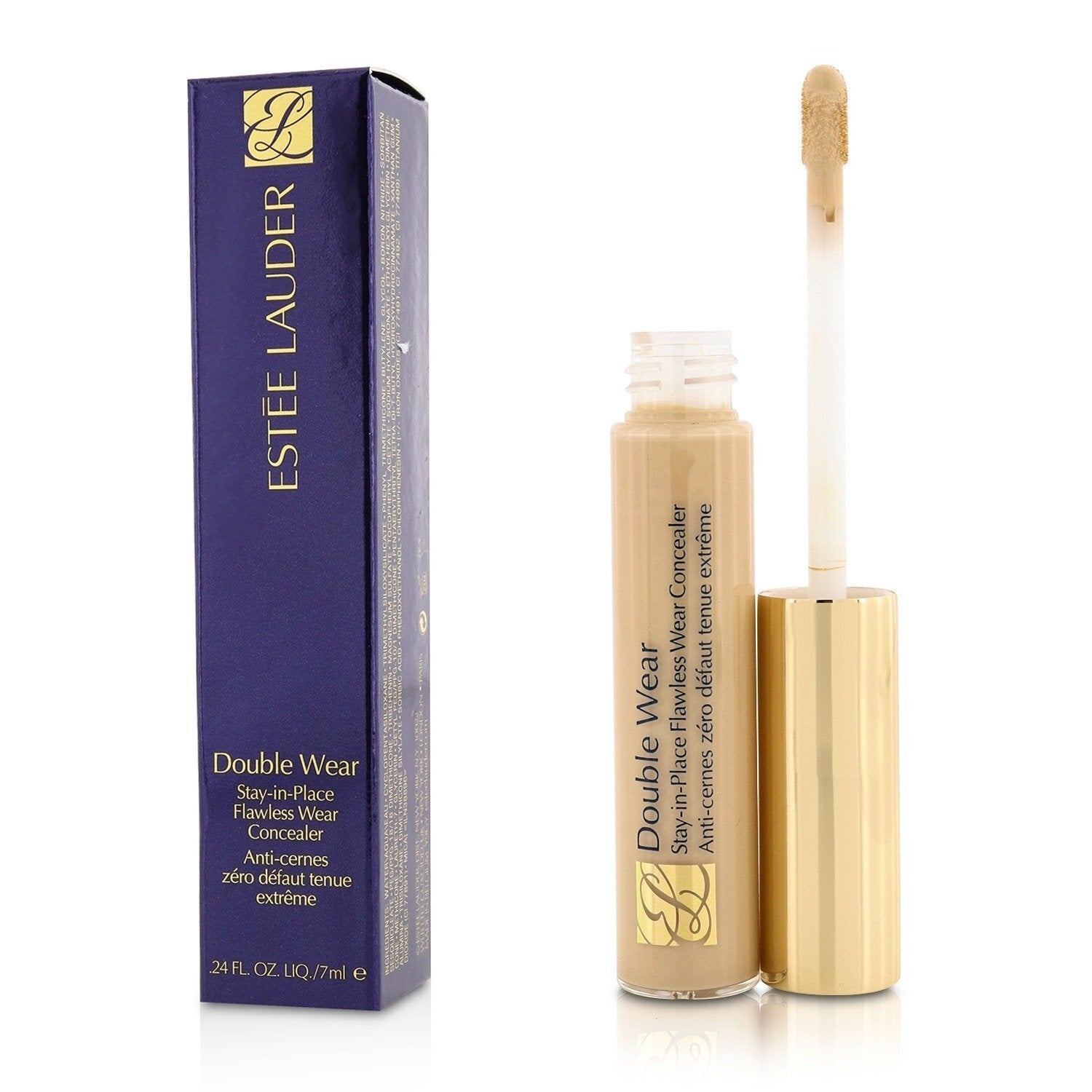 Estee Lauder Double Wear Stay In Place Flawless Wear Concealer - # 1W Light (Warm)  7ml/0.24oz