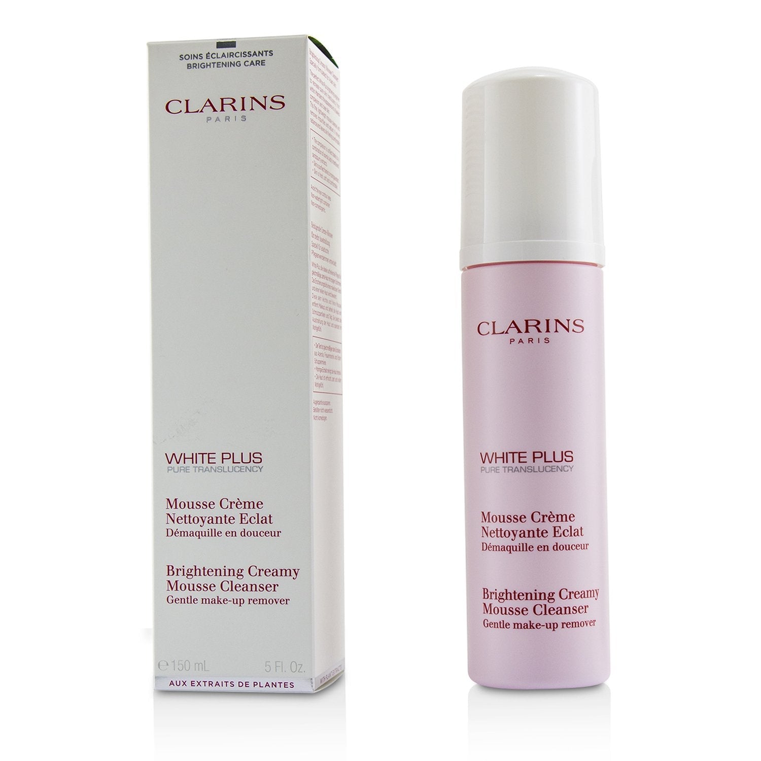 Clarins White Plus Pure Translucency Brightening Creamy Mousse Cleanser  150ml/5oz