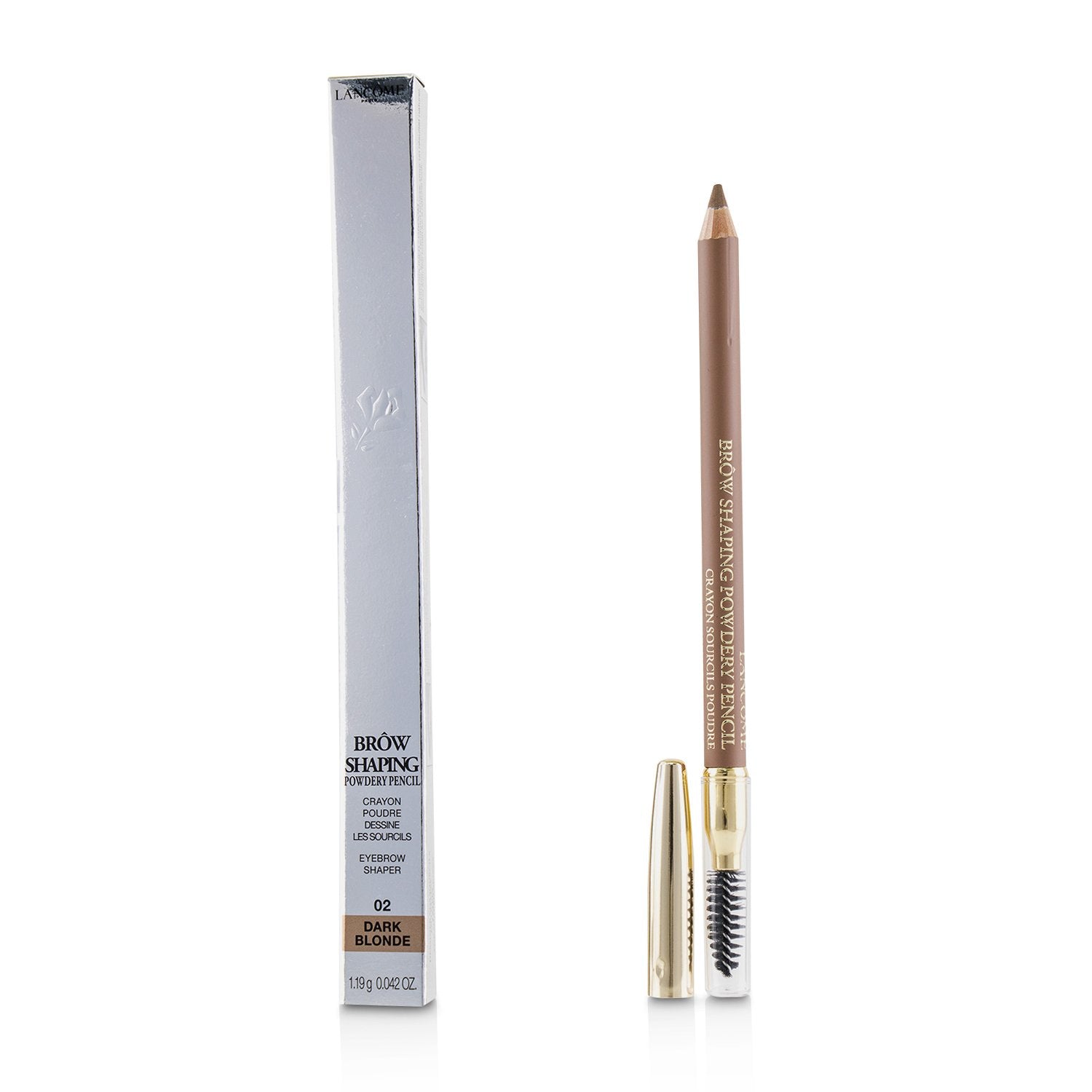 Lancome Brow Shaping Powdery Pencil - # 08 Dark Brown  1.19g/0.042oz