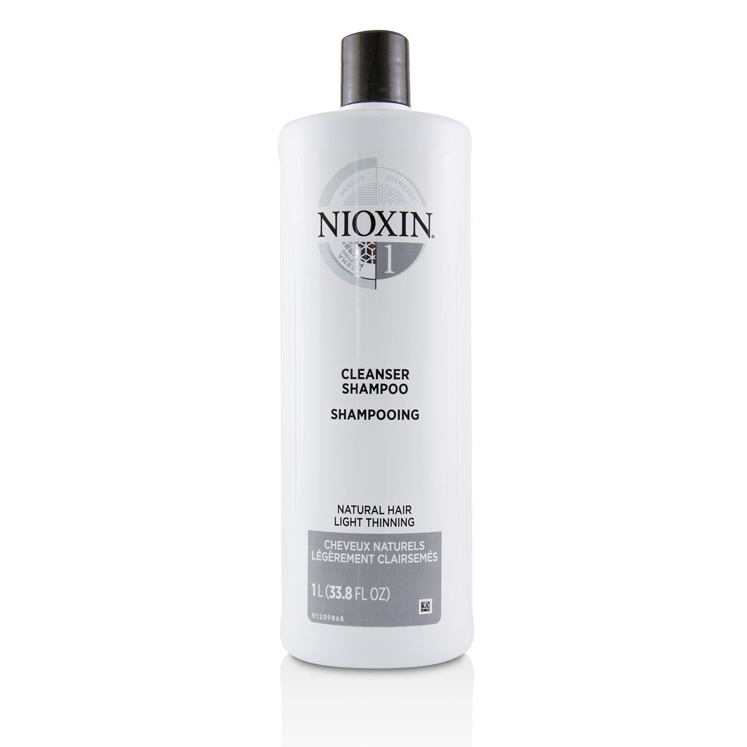 Nioxin Derma Purifying System 1 Cleanser Shampoo (Natural Hair, Light Thinning)  1000ml/33.8oz