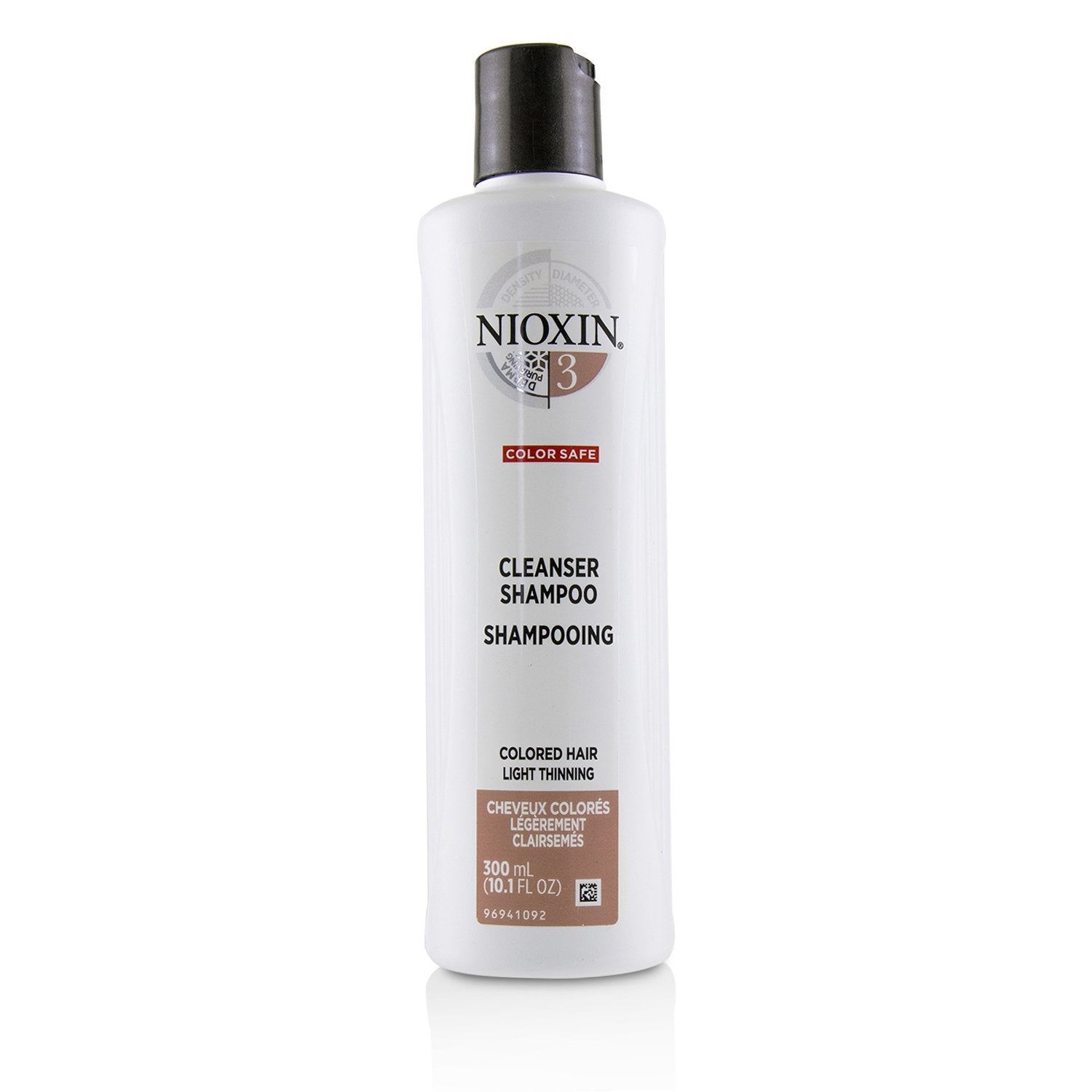 Nioxin Derma Purifying System 3 Cleanser Shampoo (Colored Hair, Light Thinning, Color Safe)  1000ml/33.8oz