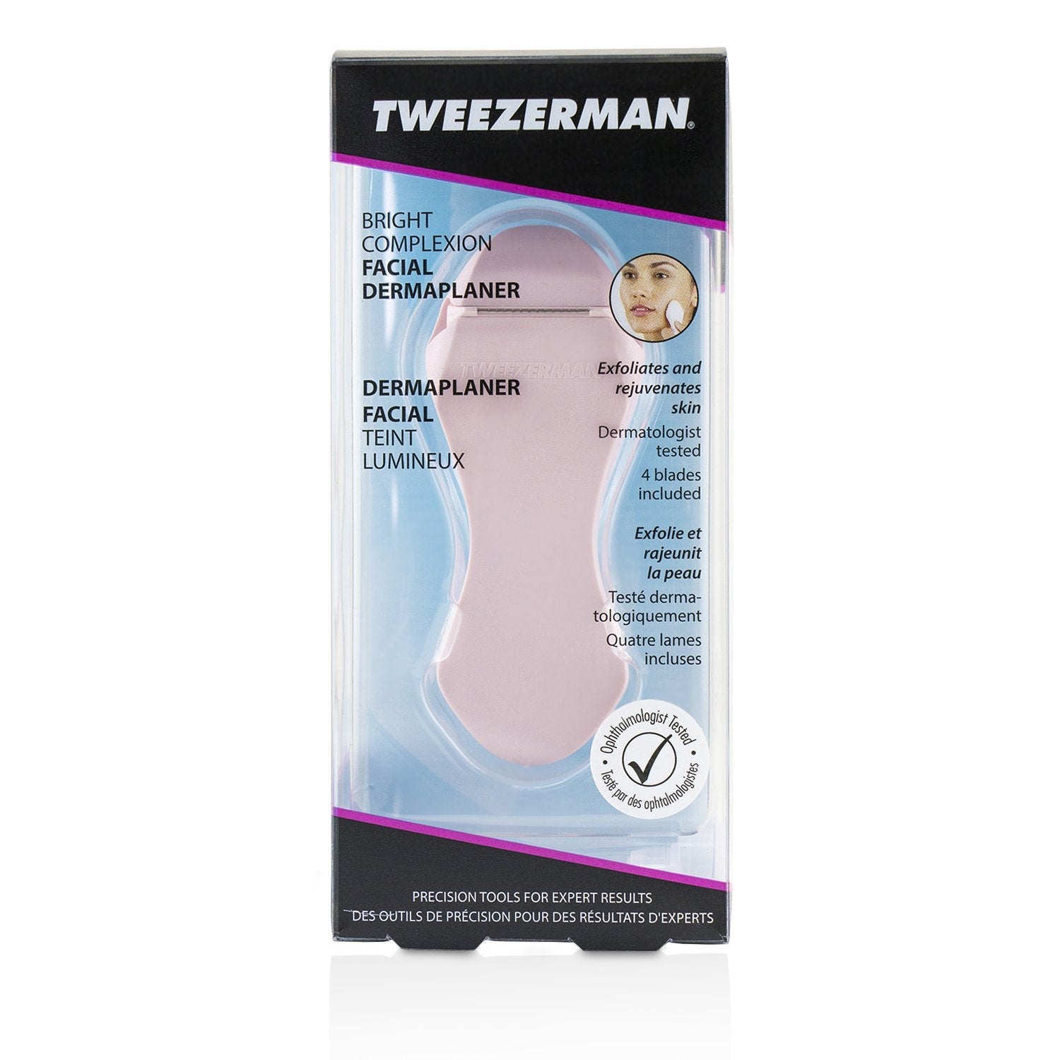 Tweezerman Bright Complexion Facial Dermaplanner  1pc