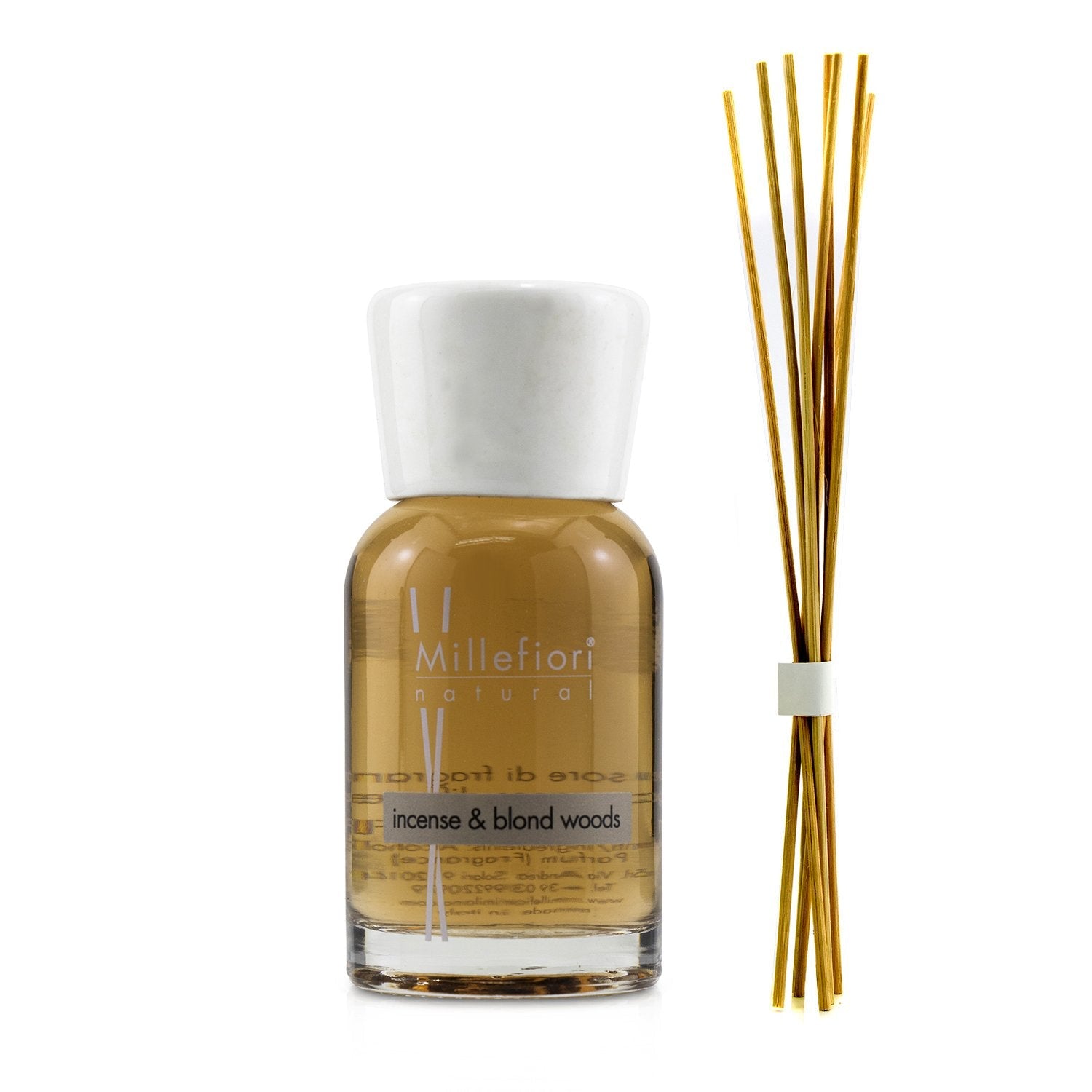 Millefiori Natural Fragrance Diffuser - Incense & Blond Woods  100ml/3.38oz