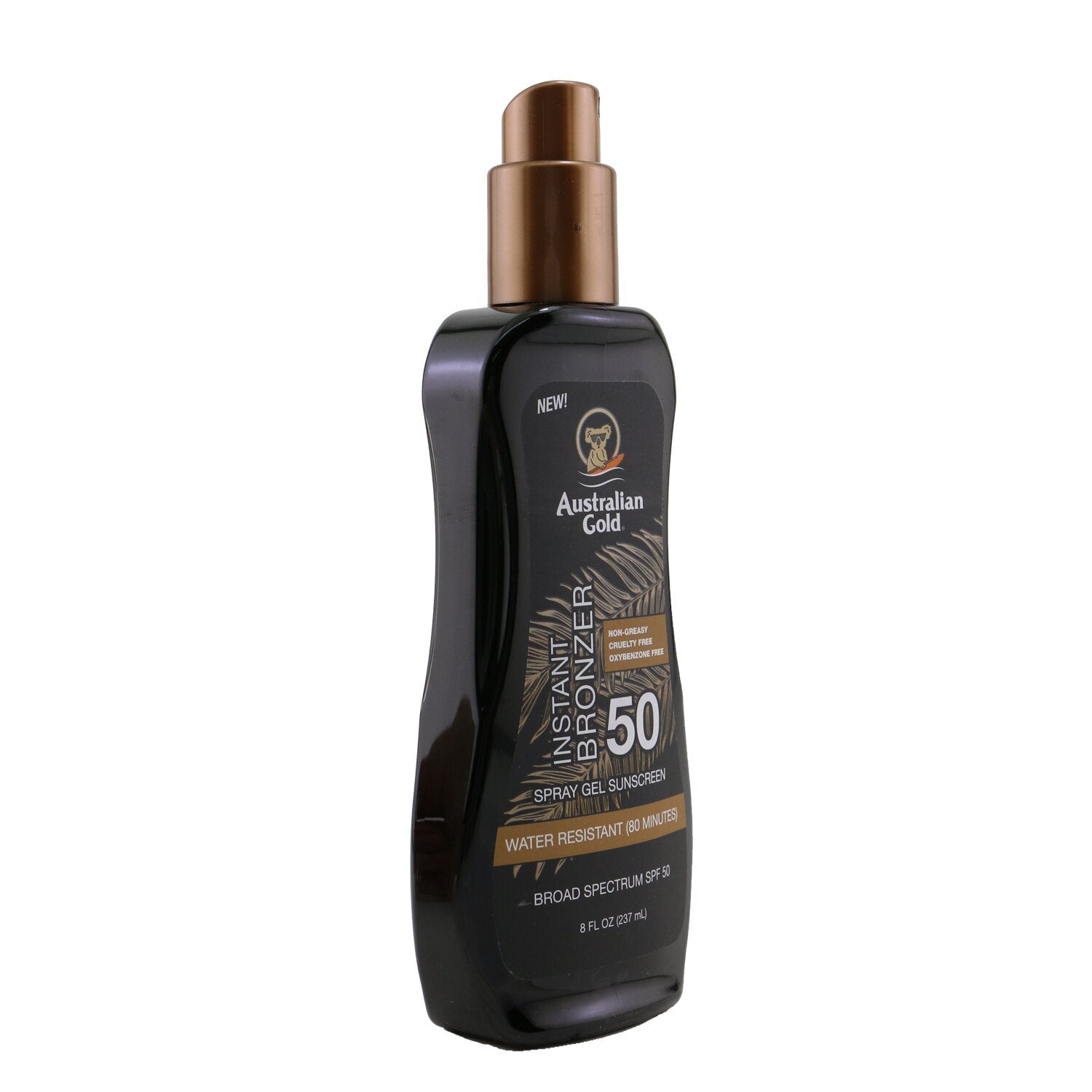 Australian Gold Spray Gel Sunscreen SPF 50 with Instant Bronzer  237ml/8oz