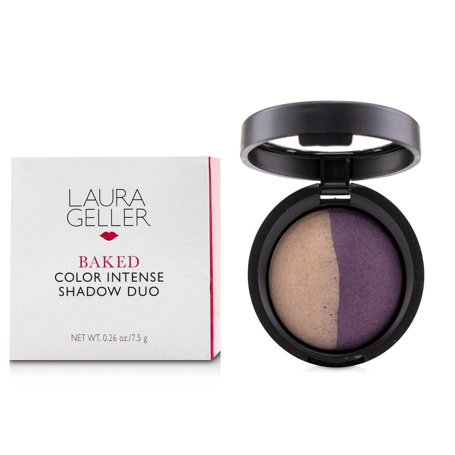 Laura Geller Baked Color Intense Shadow Duo - # Slate/Plum  7.5g/0.26oz