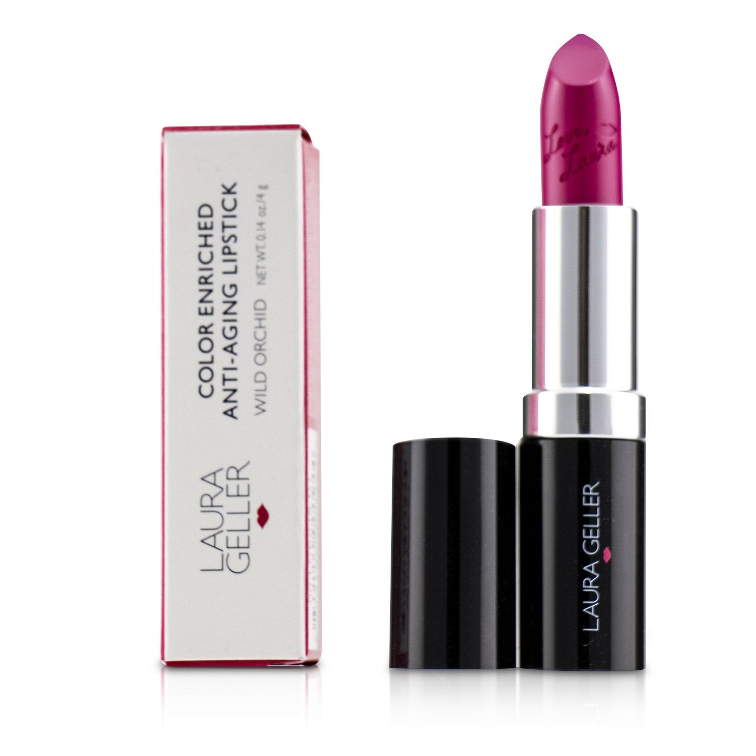 Laura Geller Color Enriched Anti Aging Lipstick - # Wild Orchid  4g/0.14oz