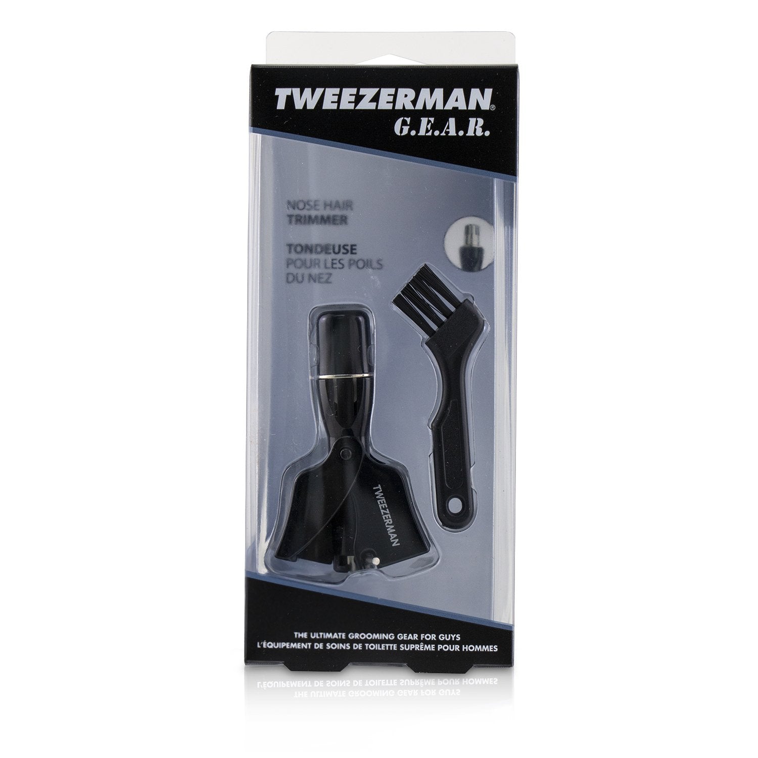 Tweezerman G.E.A.R. Nose Hair Trimmer With Brush  2pcs