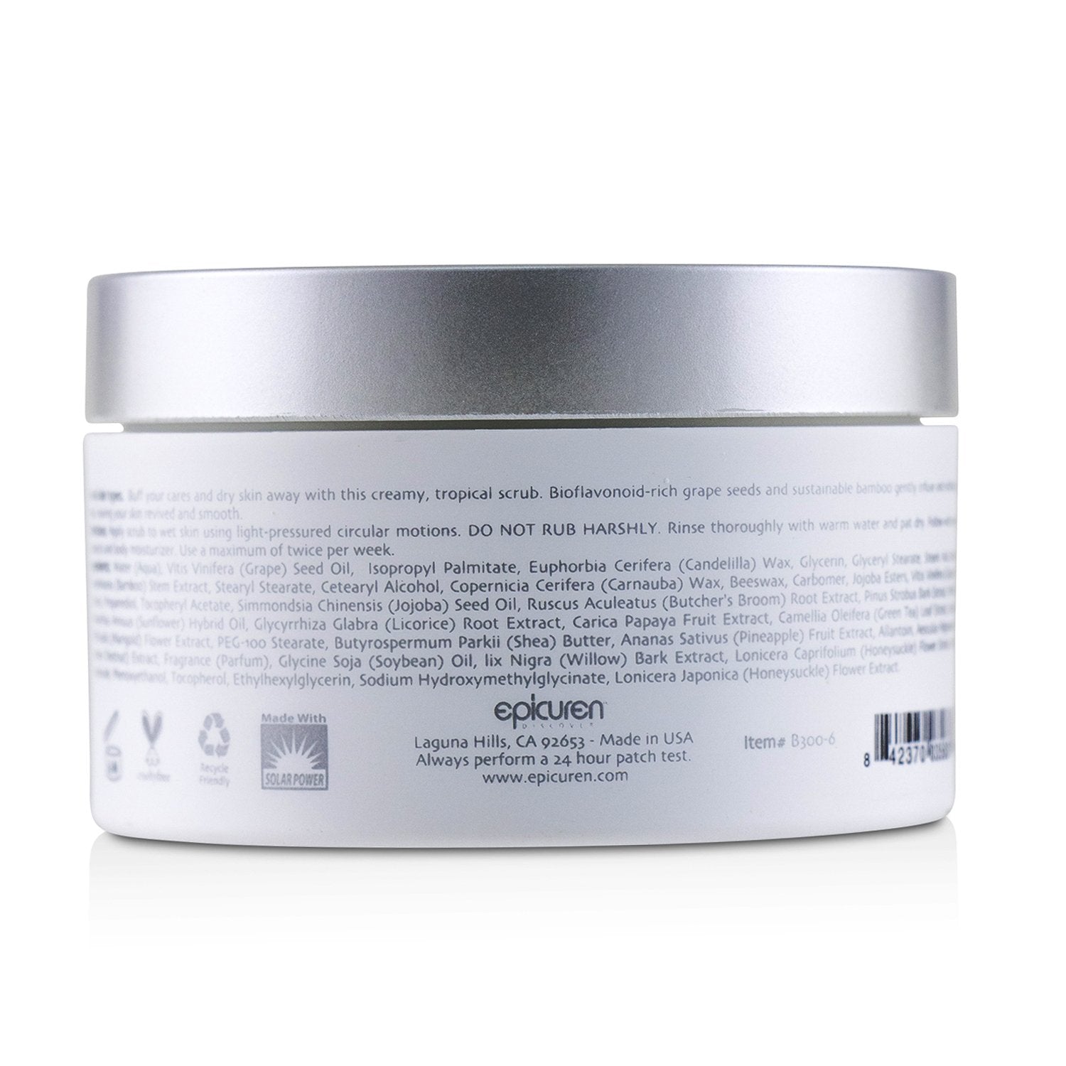 Epicuren Papaya Pineapple Bamboo Body Polish  190g/6.7oz