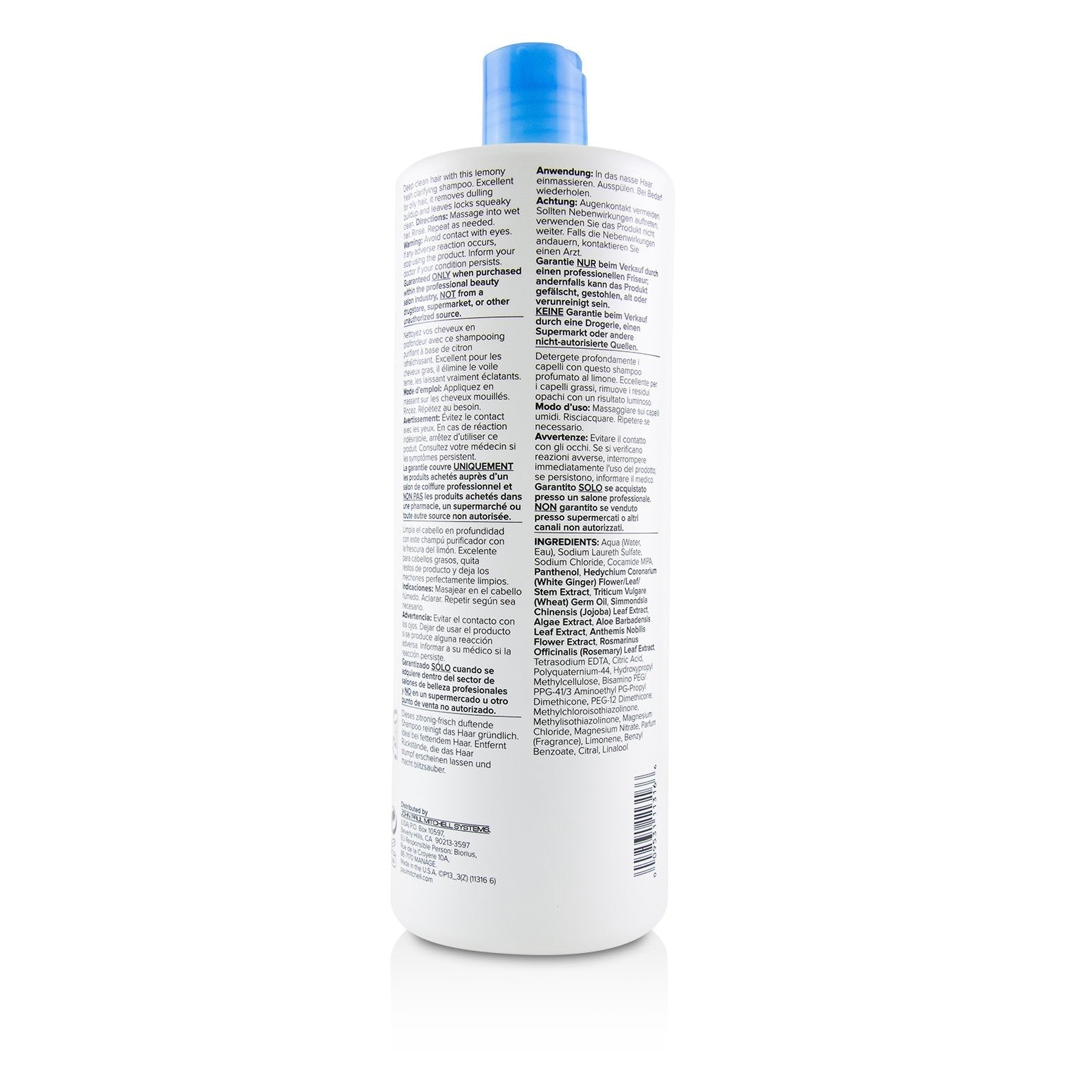 Paul Mitchell Shampoo Two (Clarifying - Removes Buildup)  1000ml/33.8oz