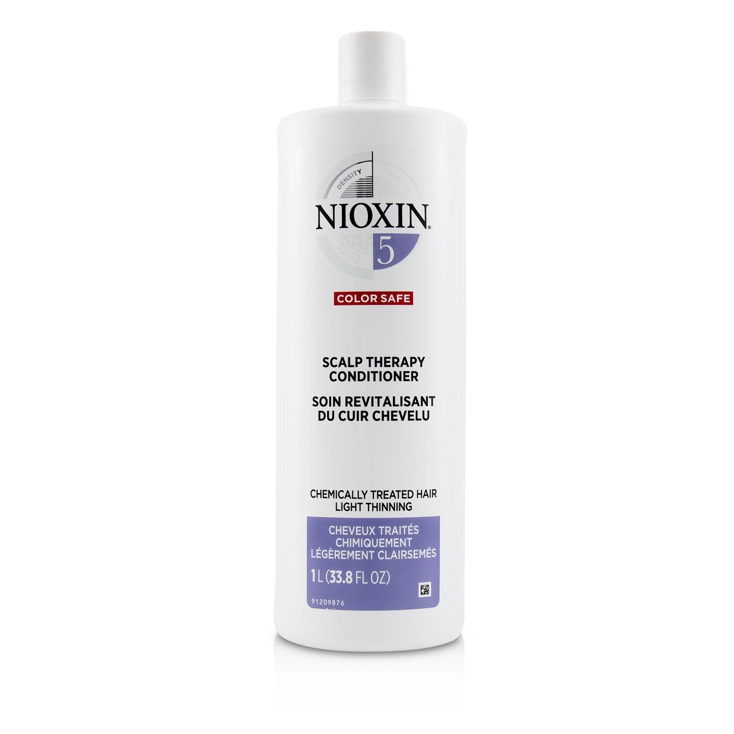 Nioxin Density System 5 Scalp Therapy Conditioner (Chemically Treated Hair, Light Thinning, Color Safe)  1000ml/33.8oz