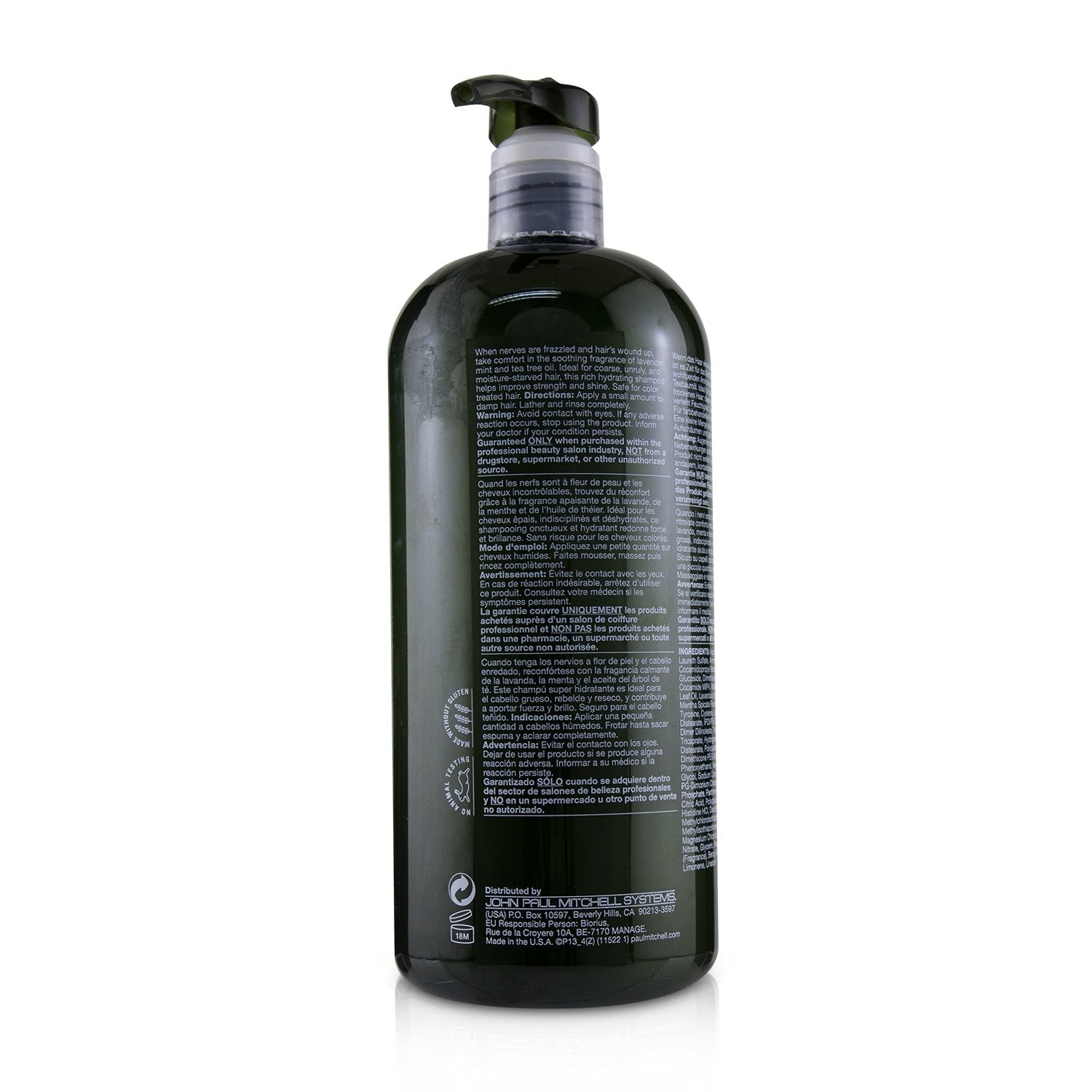 Paul Mitchell Tea Tree Lavender Mint Moisturizing Shampoo (Hydrating and Soothing)  1000ml/33.8oz