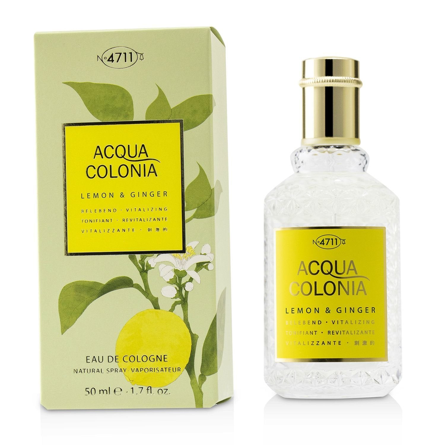 4711 Acqua Colonia Lemon & Ginger Eau De Cologne Spray  50ml/1.7oz