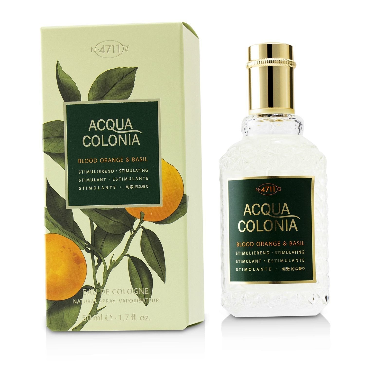 4711 Acqua Colonia Blood Orange & Basil Eau De Cologne Spray  50ml/1.7oz