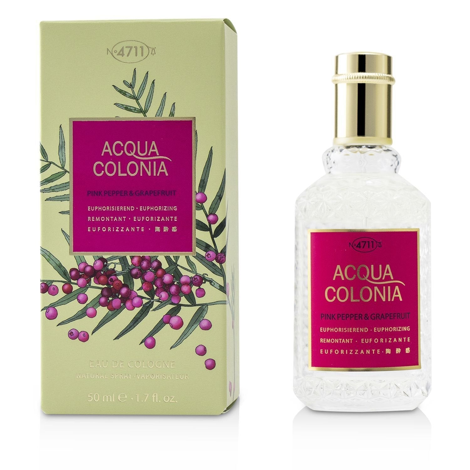 4711 Acqua Colonia Pink Pepper & Grapefruit Eau De Cologne Spray  50ml/1.7oz