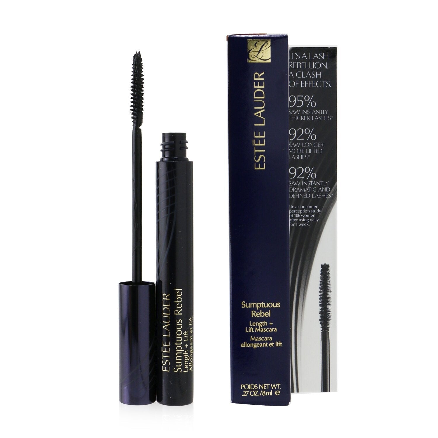 Estee Lauder Sumptuous Rebel Length + Lift Mascara - # 01 Black  8ml/0.27oz