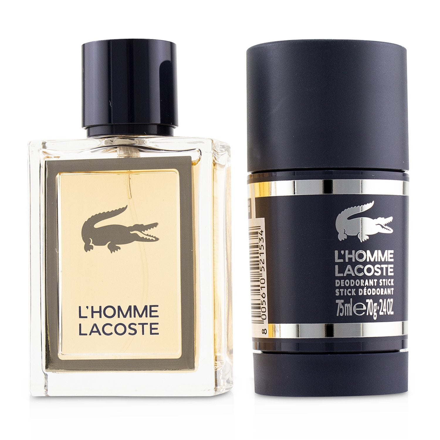 Lacoste L'Homme Coffret: Eau De Toilette Spray 50ml/1.6oz + Deodorant Stick 75ml/2.4oz  2pcs