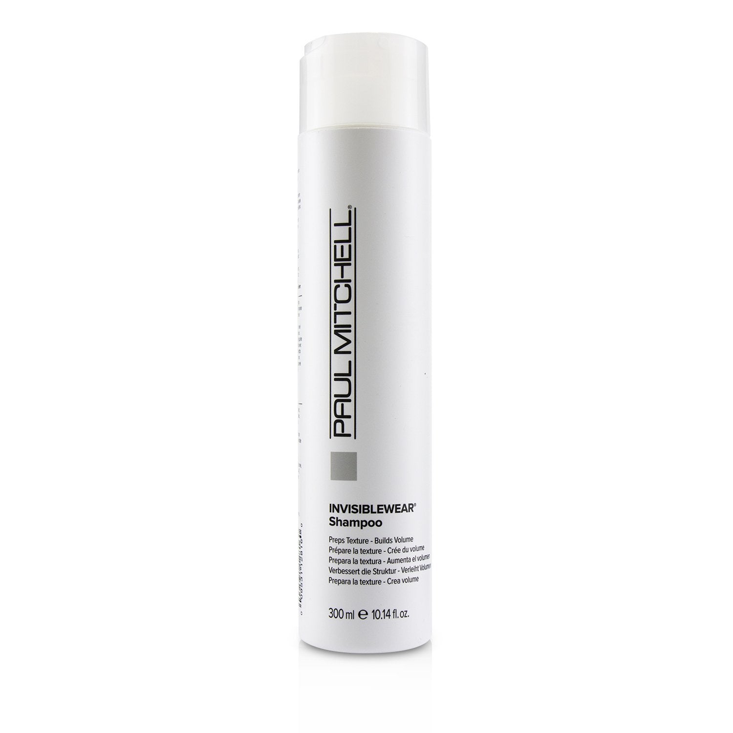 Paul Mitchell Invisiblewear Shampoo (Preps Texture - Builds Volume)  300ml/10.14oz