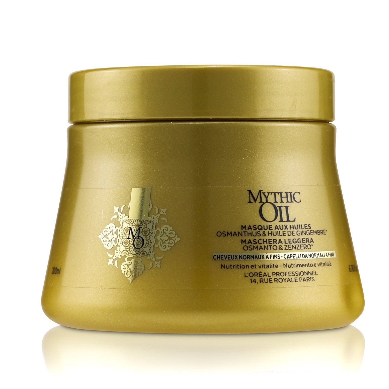 L'Oreal Professionnel Mythic Oil Oil Light Masque with Osmanthus & Ginger Oil (Normal to Fine Hair)  200ml/6.76oz