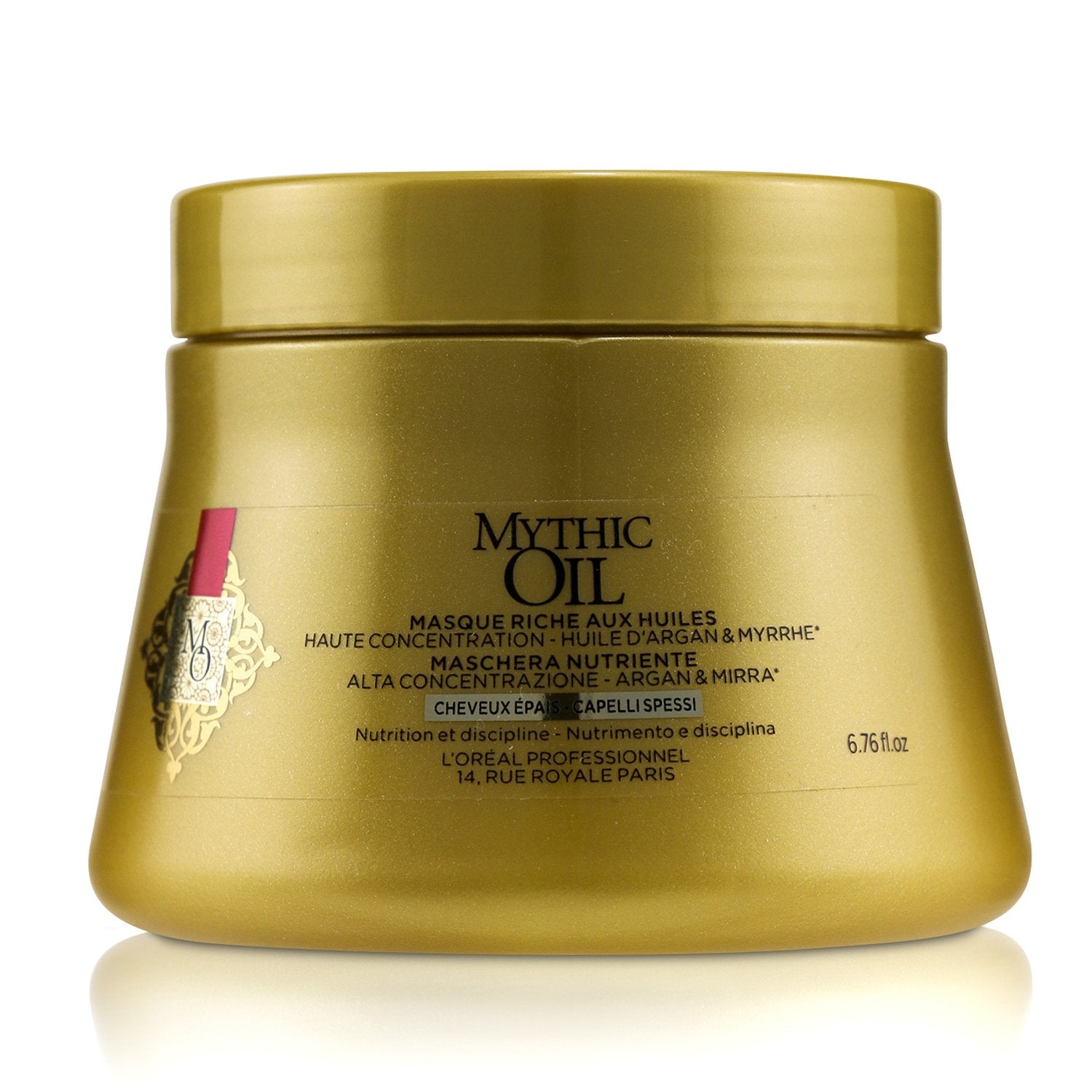 L'Oreal Professionnel Mythic Oil Oil Rich Masque High Concentration Argan Oil with Myrrh (Thick Hair)  200ml/6.76oz