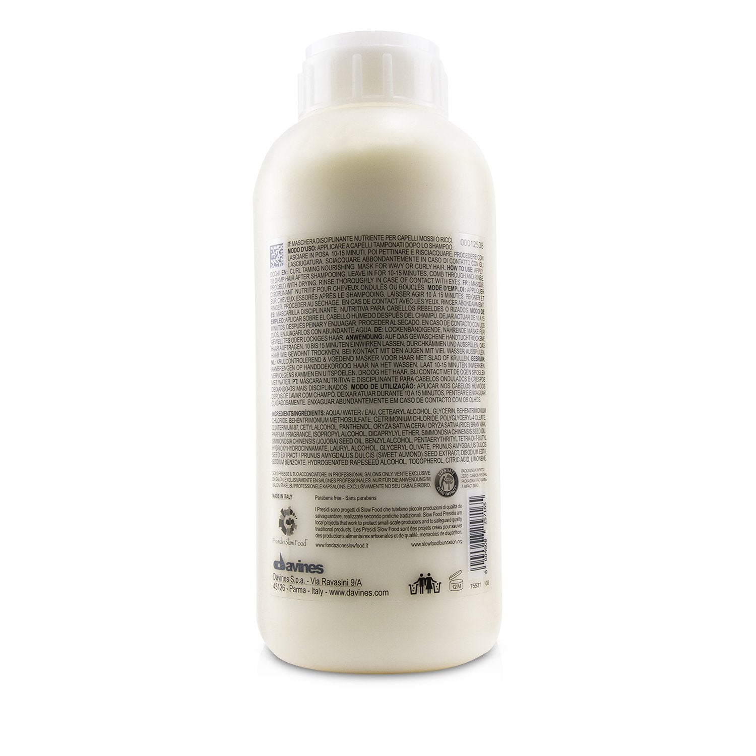 Davines Love Curl Hair Mask (Lovely Curl Taming Nourishing Mask For Wavy or Curly Hair)  1000ml/33.8oz