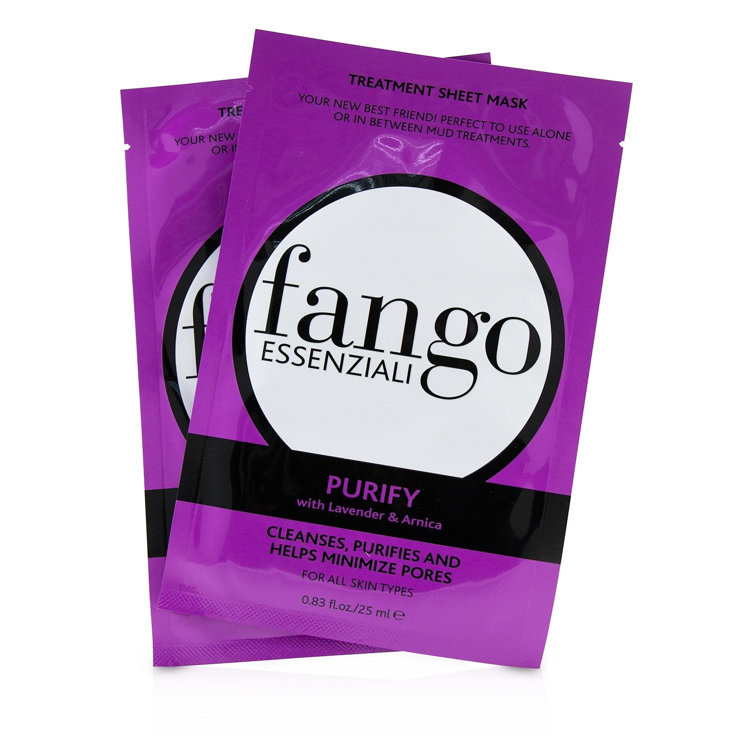 Borghese Fango Essenziali Purify Treatment Sheet Masks  4x25ml/0.83oz