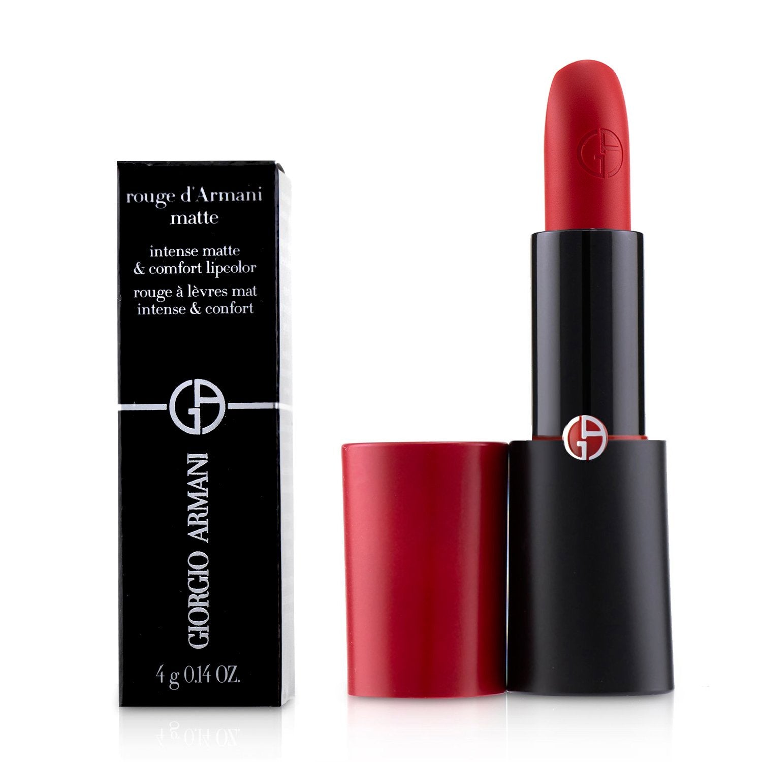 Giorgio Armani Rouge D'Armani Matte Intense Matte & Comfort Lipcolor - # 402 Red To Go  4g/0.14oz