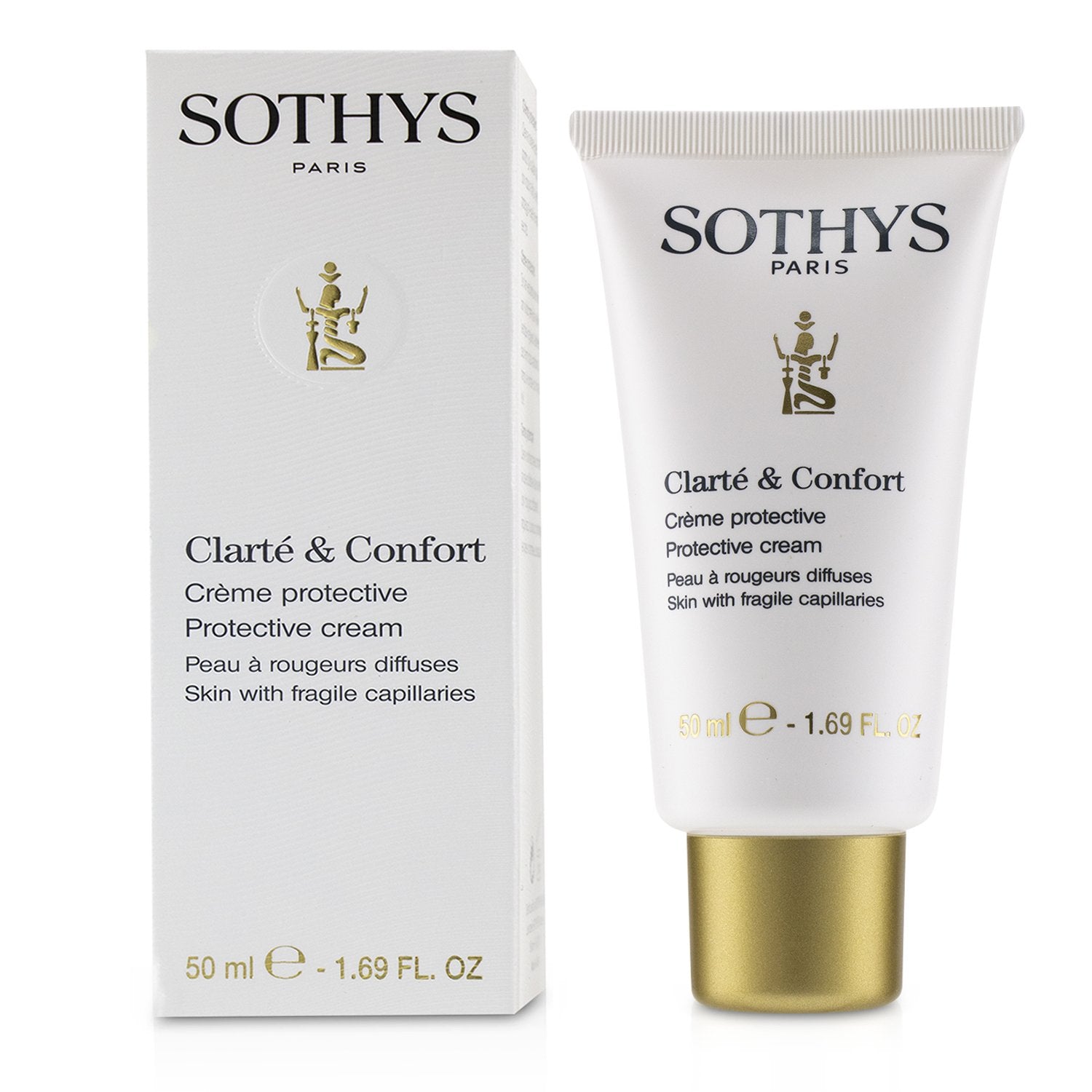 Sothys Clarte & Comfort Protective Cream - For Skin With Fragile Capillaries  50ml/1.69oz