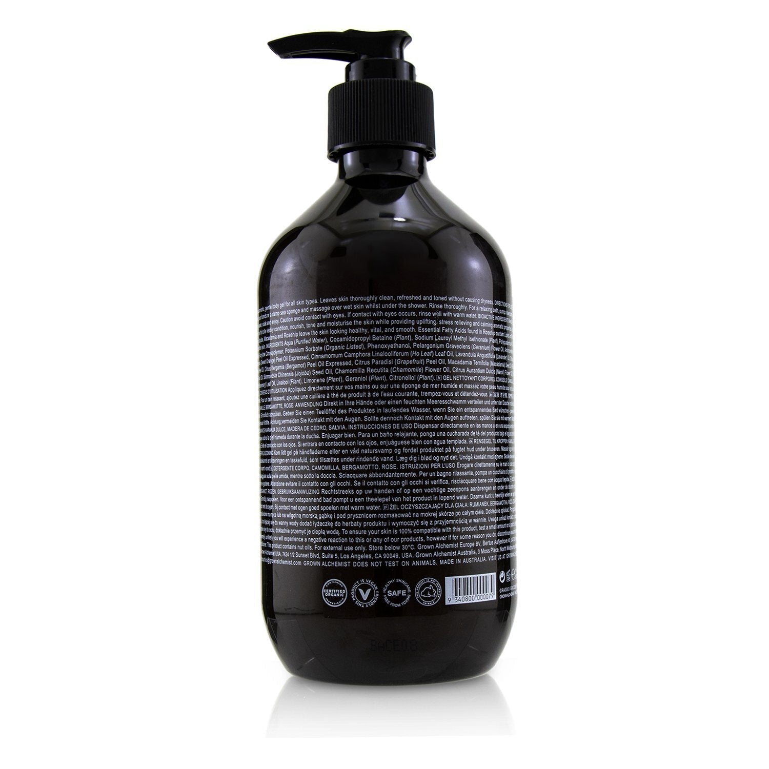 Grown Alchemist Body Cleanser - Chamomile, Bergamot & Rose  500ml/16.9oz