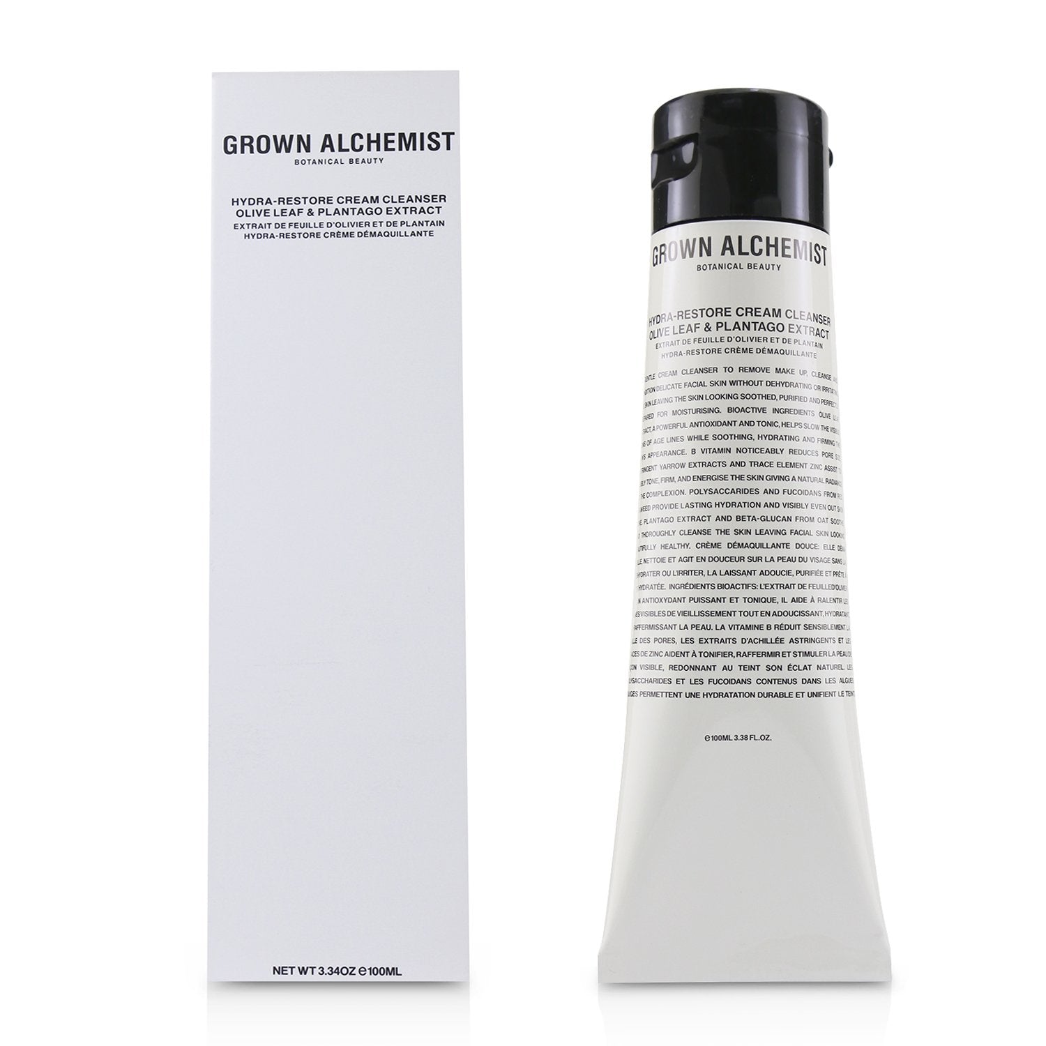 Grown Alchemist Hydra-Restore Cream Cleanser - Olive Leaf & Plantago Extract  100ml/3.34oz