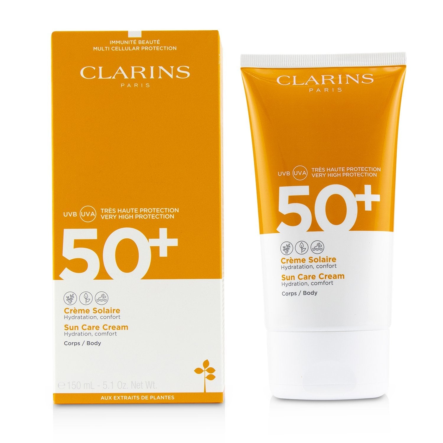 Clarins Sun Care Body Cream SPF 50  150ml/5.1oz