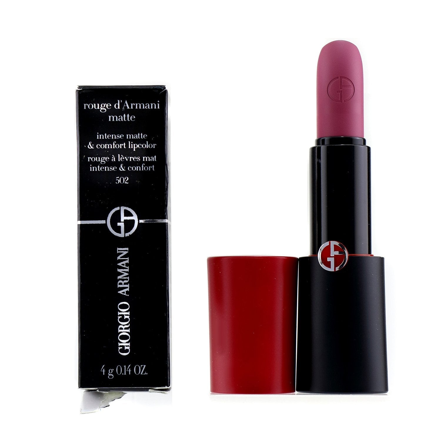 Giorgio Armani Rouge D'Armani Matte Intense Matte & Comfort Lipcolor - # 502 Kimono (Box Slightly Damaged)  4g/0.14oz